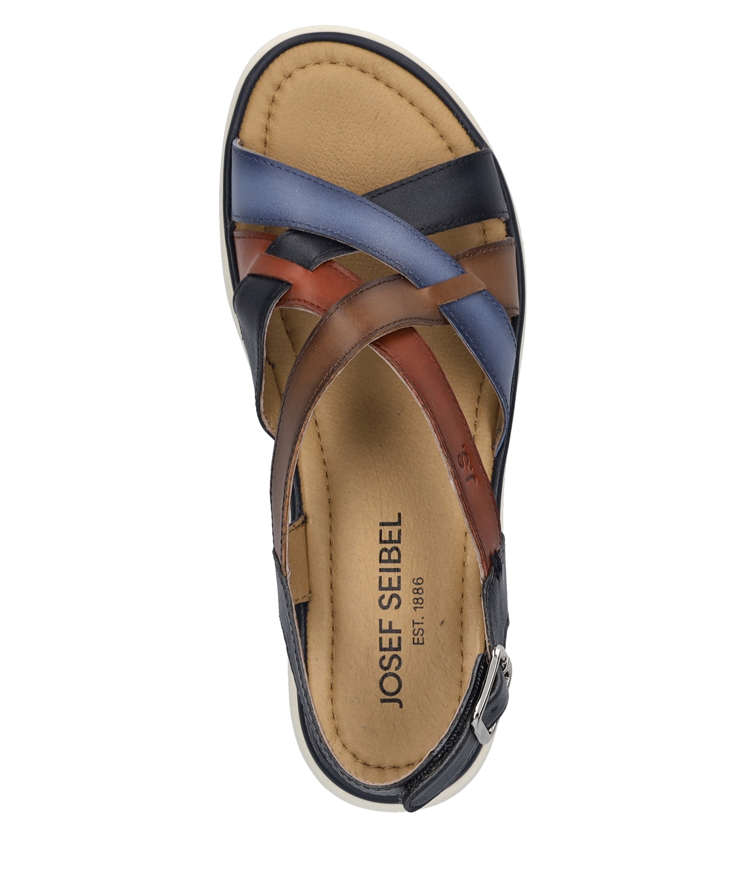 Josef Seibel Sandale »Sevran 07, slate blue-multi«