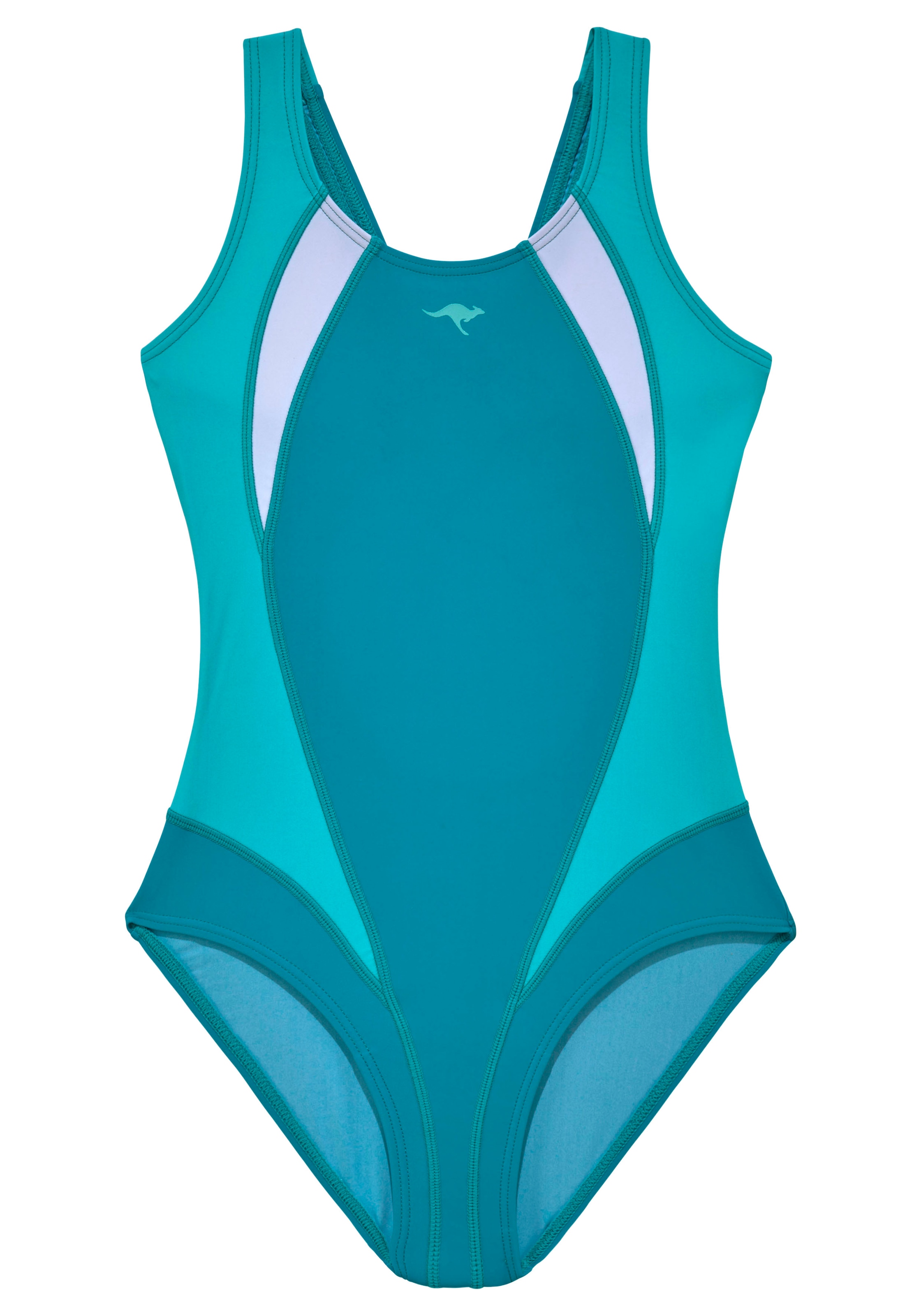 Badeanzug, im sportlichen Farbmix