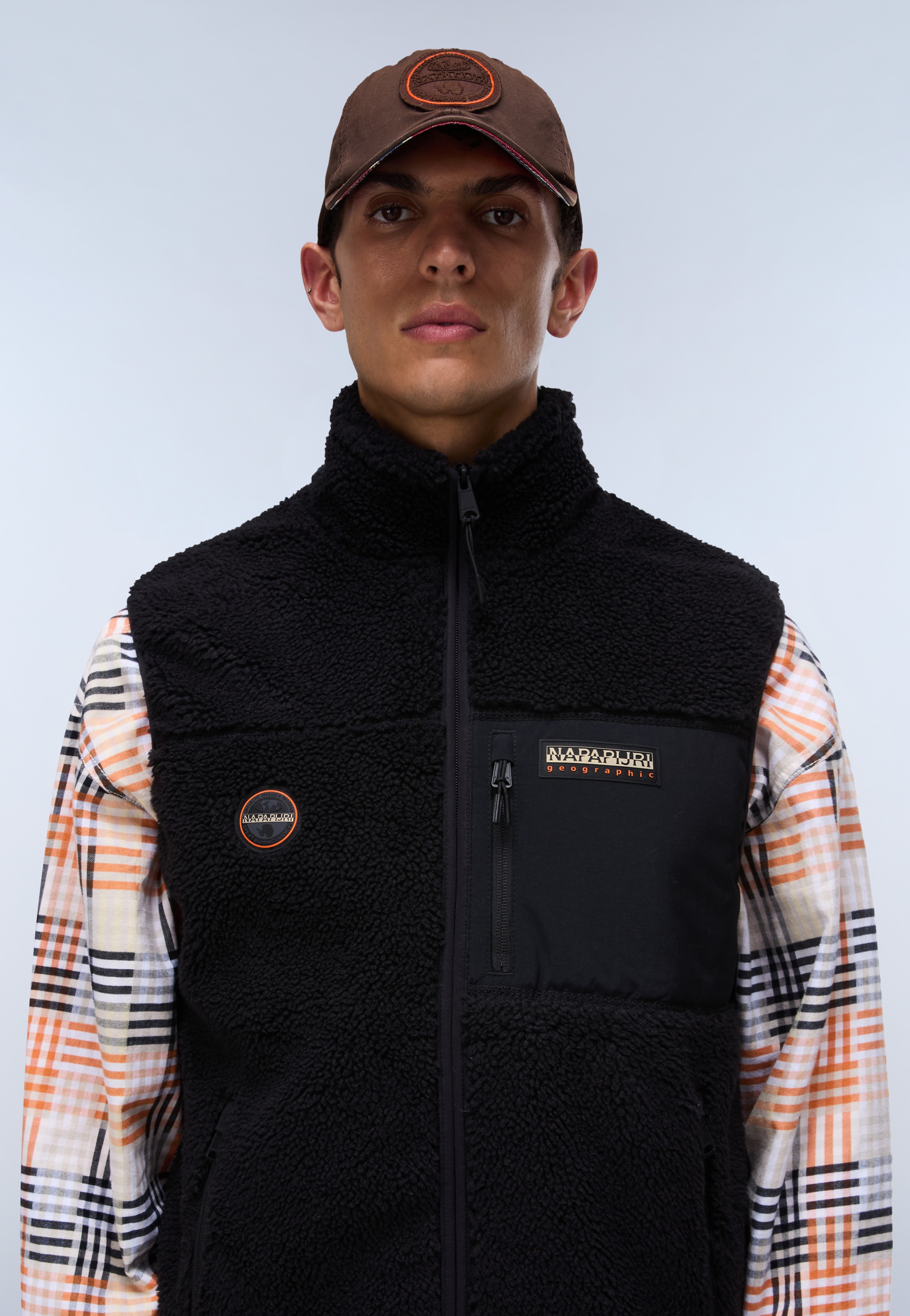 Napapijri Fleeceweste »YUPIK V 2 BLACK BEAUTY« sportlicher Stil, Fleeceweste, aus Polyester, ärmelloses Design
