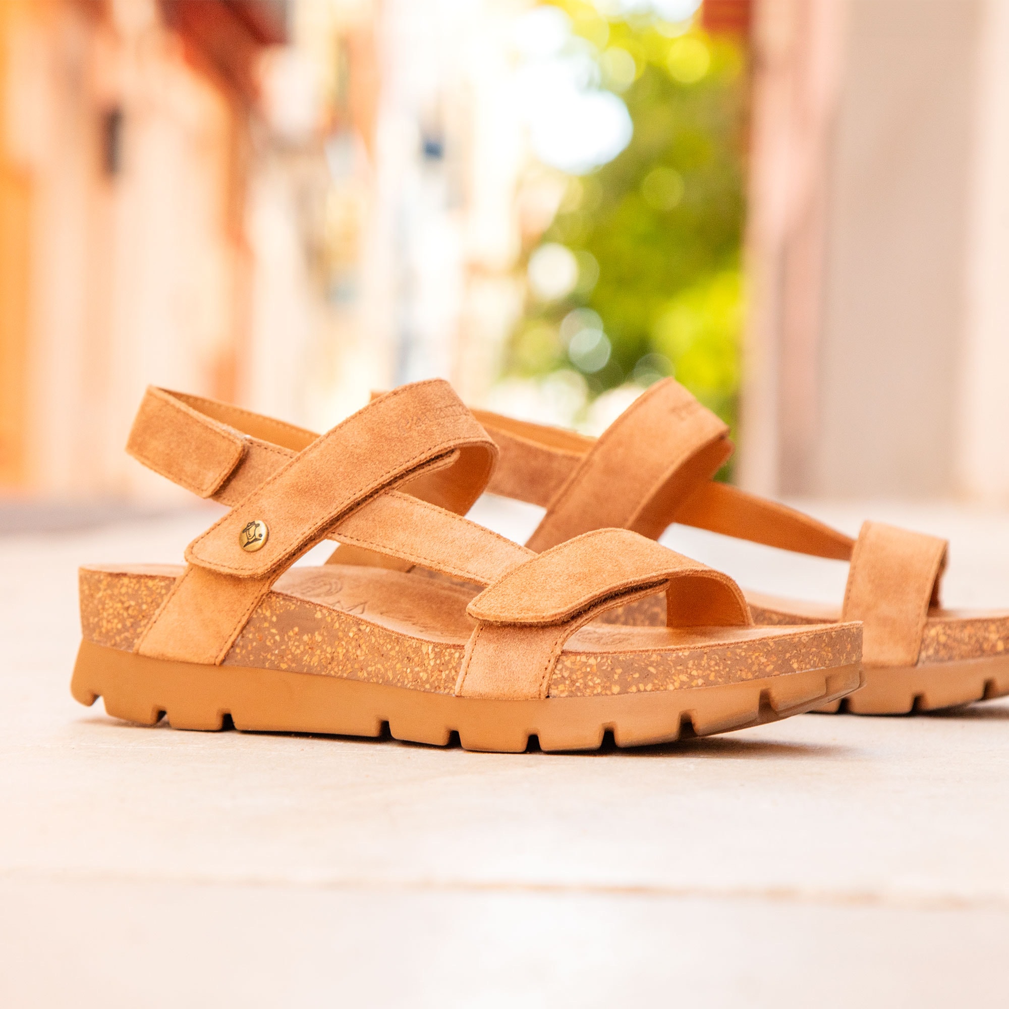 Panama Jack Sandale »Selma«, Sommerschuh, Klettschuh, Sandalette mit praktischen Klettriemchen