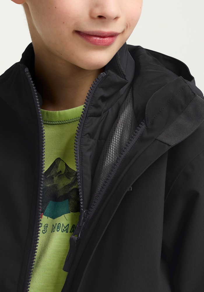 Jack Wolfskin 3-in-1-Funktionsjacke »HYBRID 3IN1 JACKET K« mit Kapuze