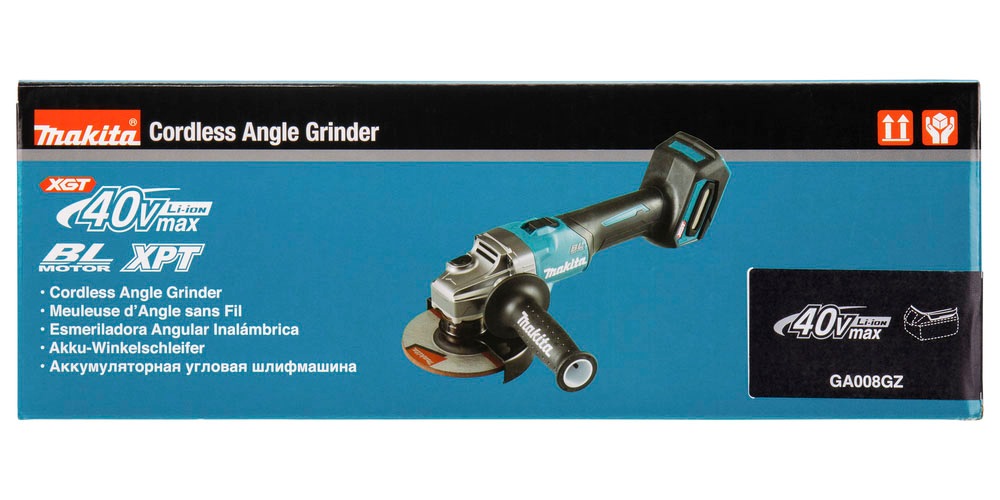 Makita Akku-Winkelschleifer »»GA008GZ««, (XGT, 40V max., 125 mm), ohne Akku, ohne Ladegerät
