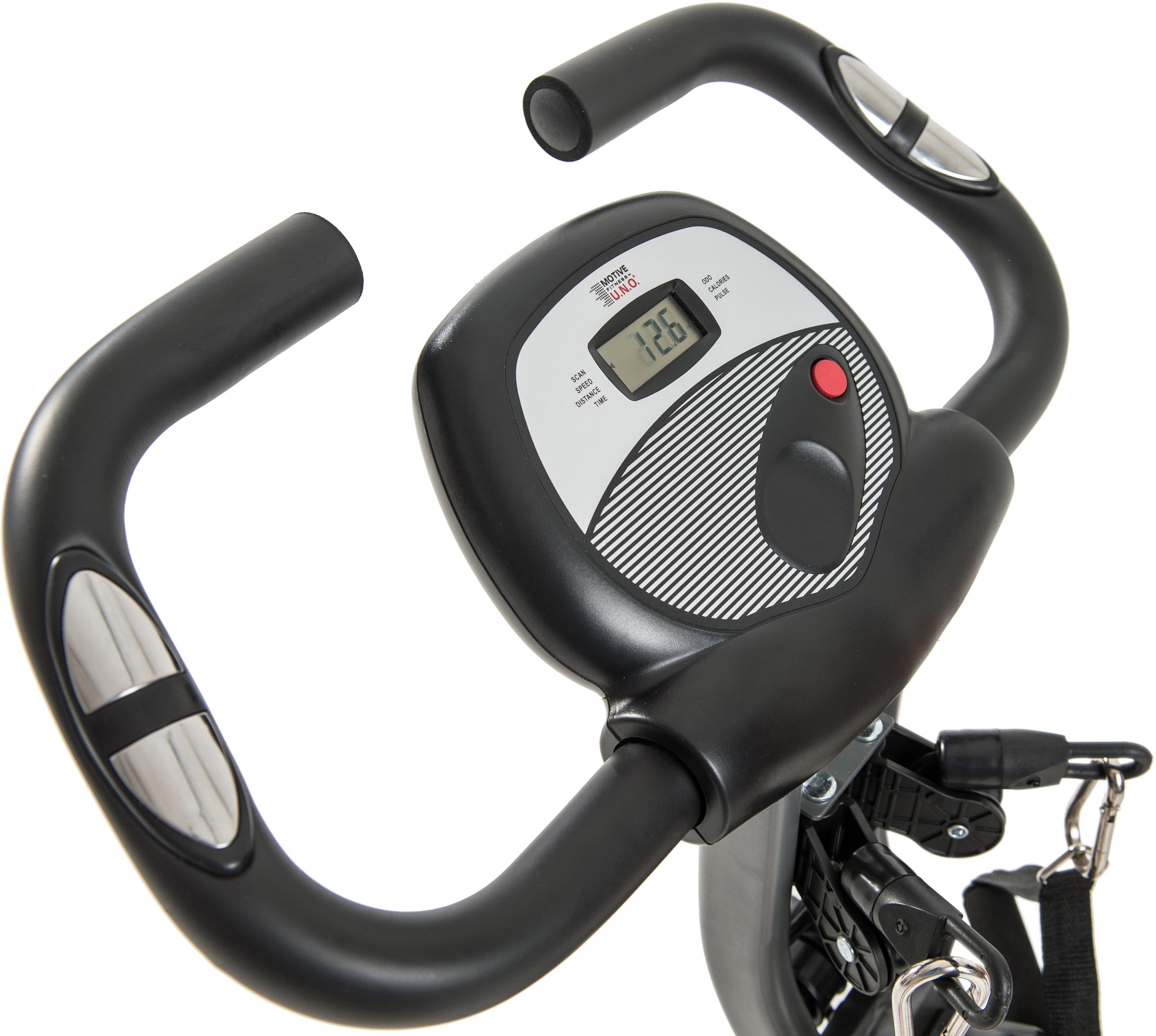 MOTIVE FITNESS by U.N.O. Heimtrainer »Multi-Function X-BIKE (mit/ohne Unterlegmatte)«, inkl. Seilzug für Arme und Beine