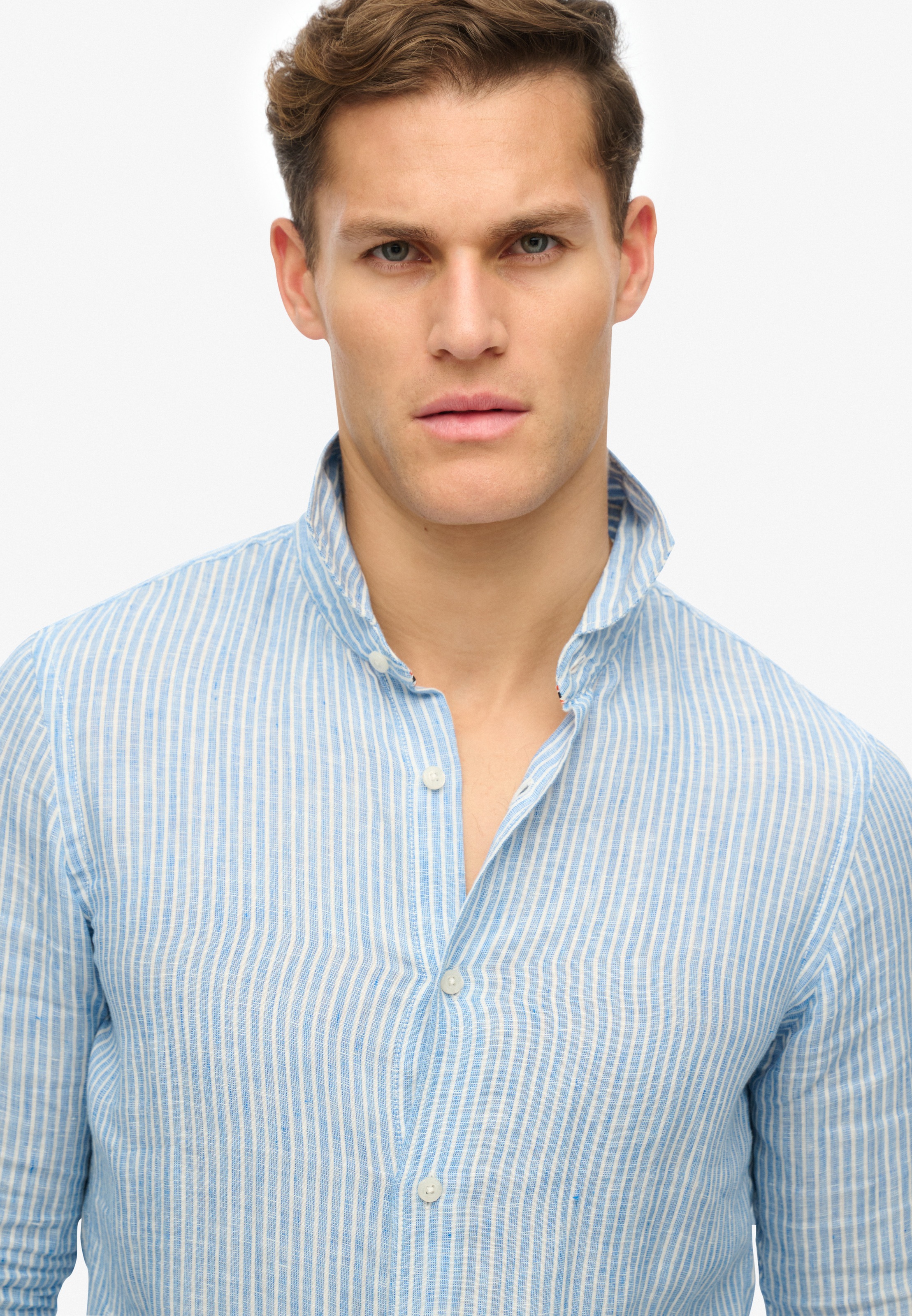 Superdry Langarmhemd »VACATION L/S LINEN SHIRT«