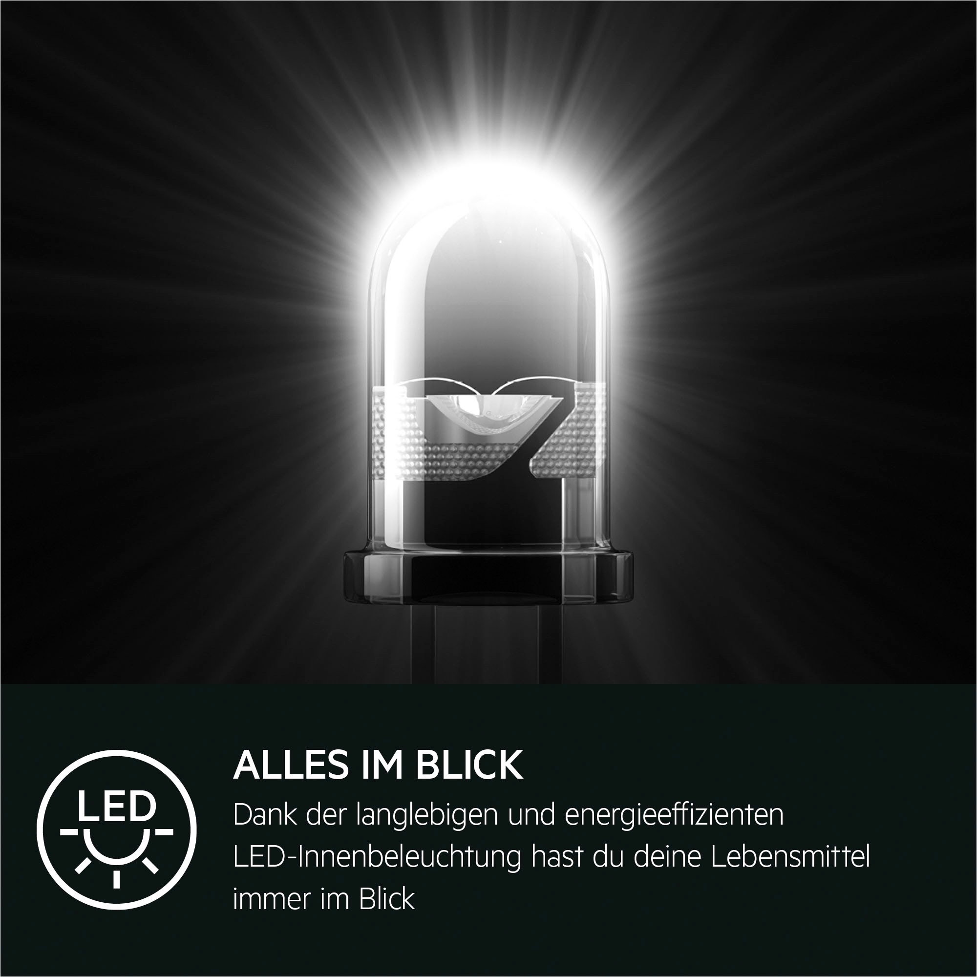 AEG Einbaukühlschrank Serie 5000 »TSF5O12EF«, 137 L, variable Glasablagen bis zu 25 kg belastbar, Touch, Festtür