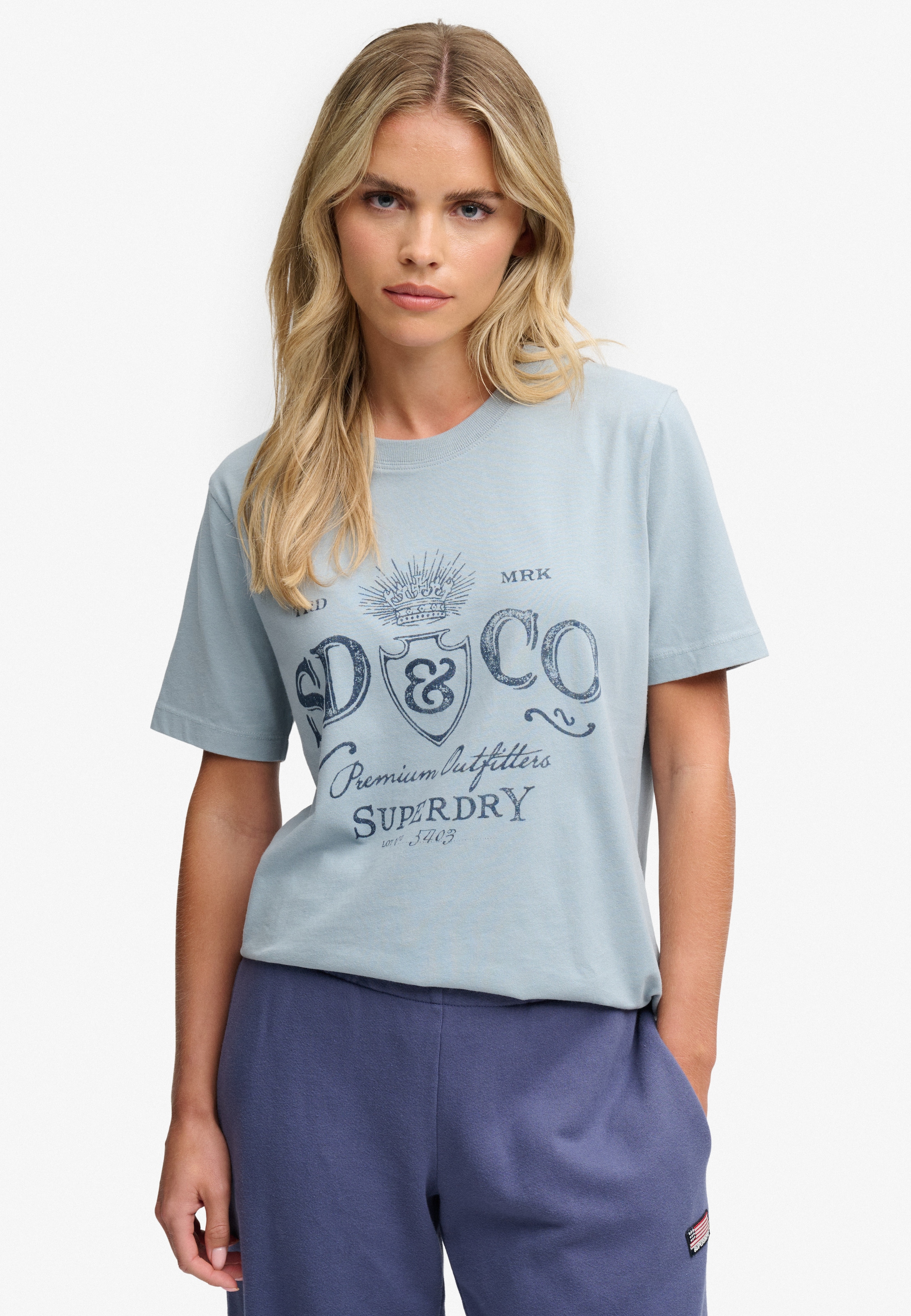 Superdry Print-Shirt »VINTAGE WORKWEAR TEE« Baumwolle, relaxed fit