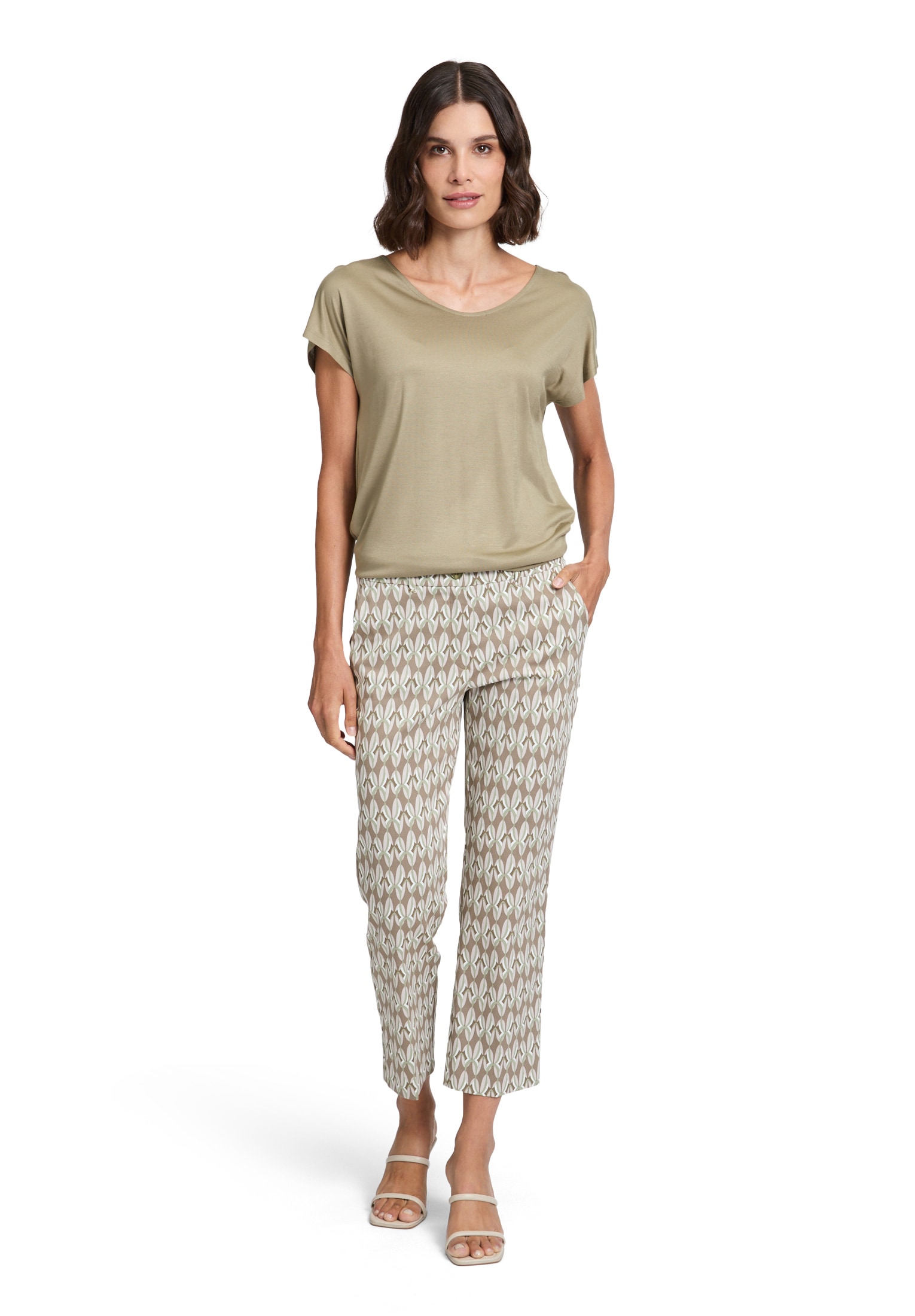 Betty Barclay Kurzarmshirt »Basic Shirt mit V-Ausschnitt«