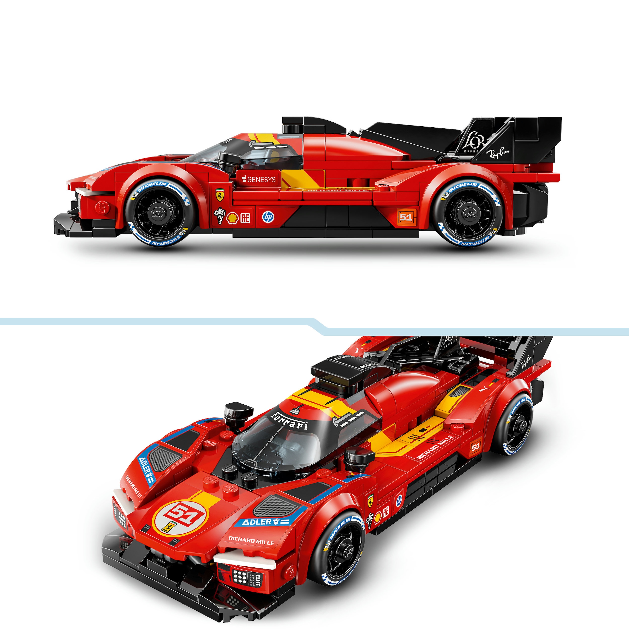 LEGO® Konstruktionsspielsteine »Ferrari 499P (77261), LEGO Speed Champions« Made in Europe