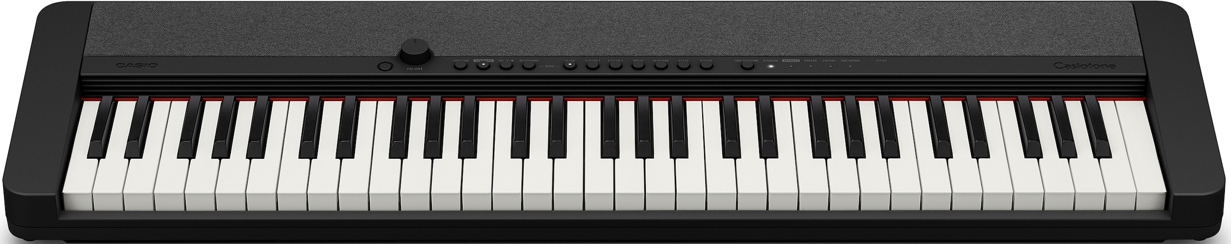 CASIO Home-Keyboard »Piano-Keyboard-Set CT-S1BKSET«, (Set, inkl. Keyboardständer, Sustainpedal und Netzteil), ideal für Piano-Einsteiger und Klanggourmets;