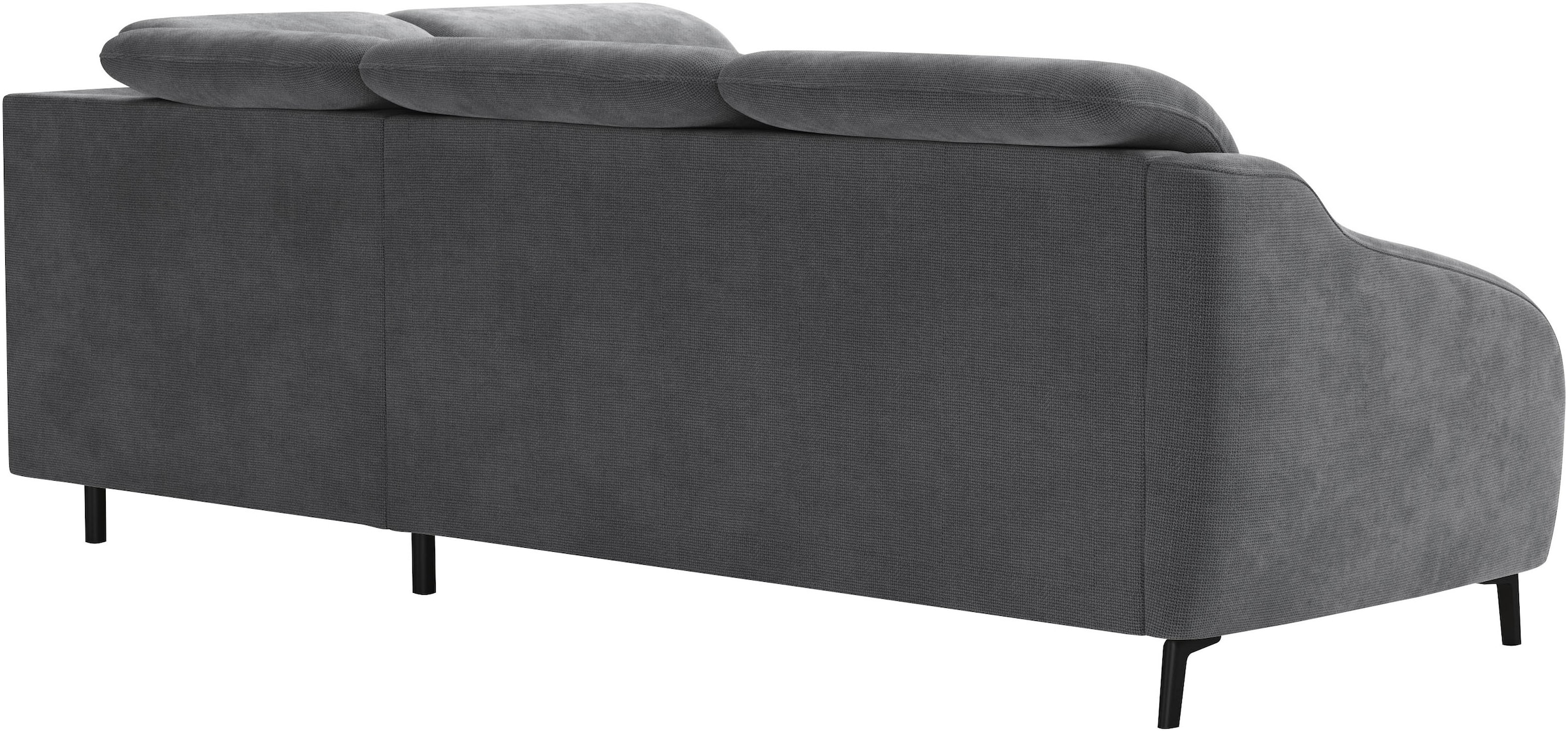 sit&more Ecksofa »Blues L-Form«, wahlweise mit Klapptisch und USB