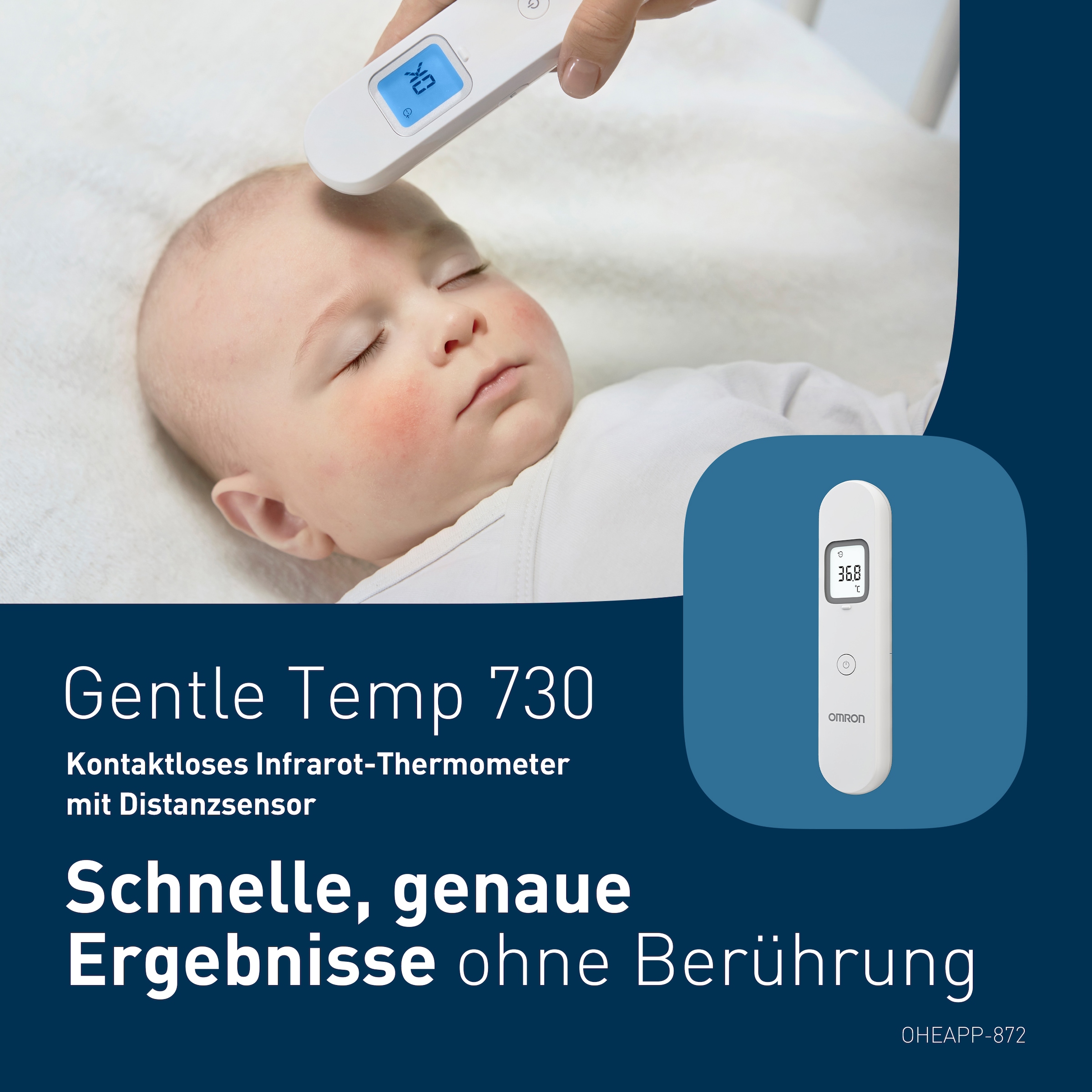 Omron Stirn-Fieberthermometer »Gentle Temp 730«