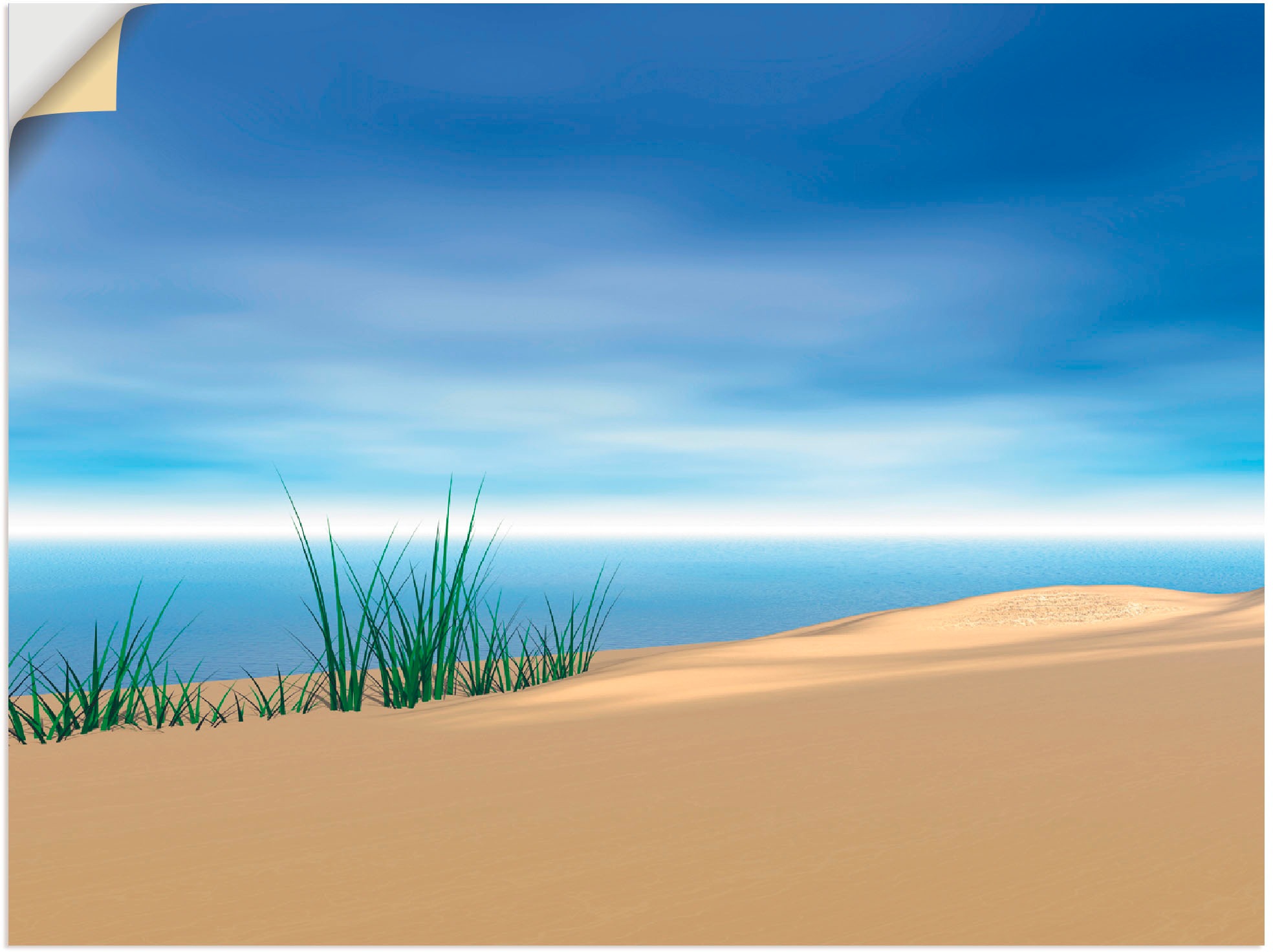 Artland Wandbild »Dünen II«, Strand, (1 St.), in vielen Größen & Produktarten - Alubild / Outdoorbild für den Außenbereich, Leinwandbild, Poster, Wandaufkleber / Wandtattoo auch für Badezimmer geeignet
