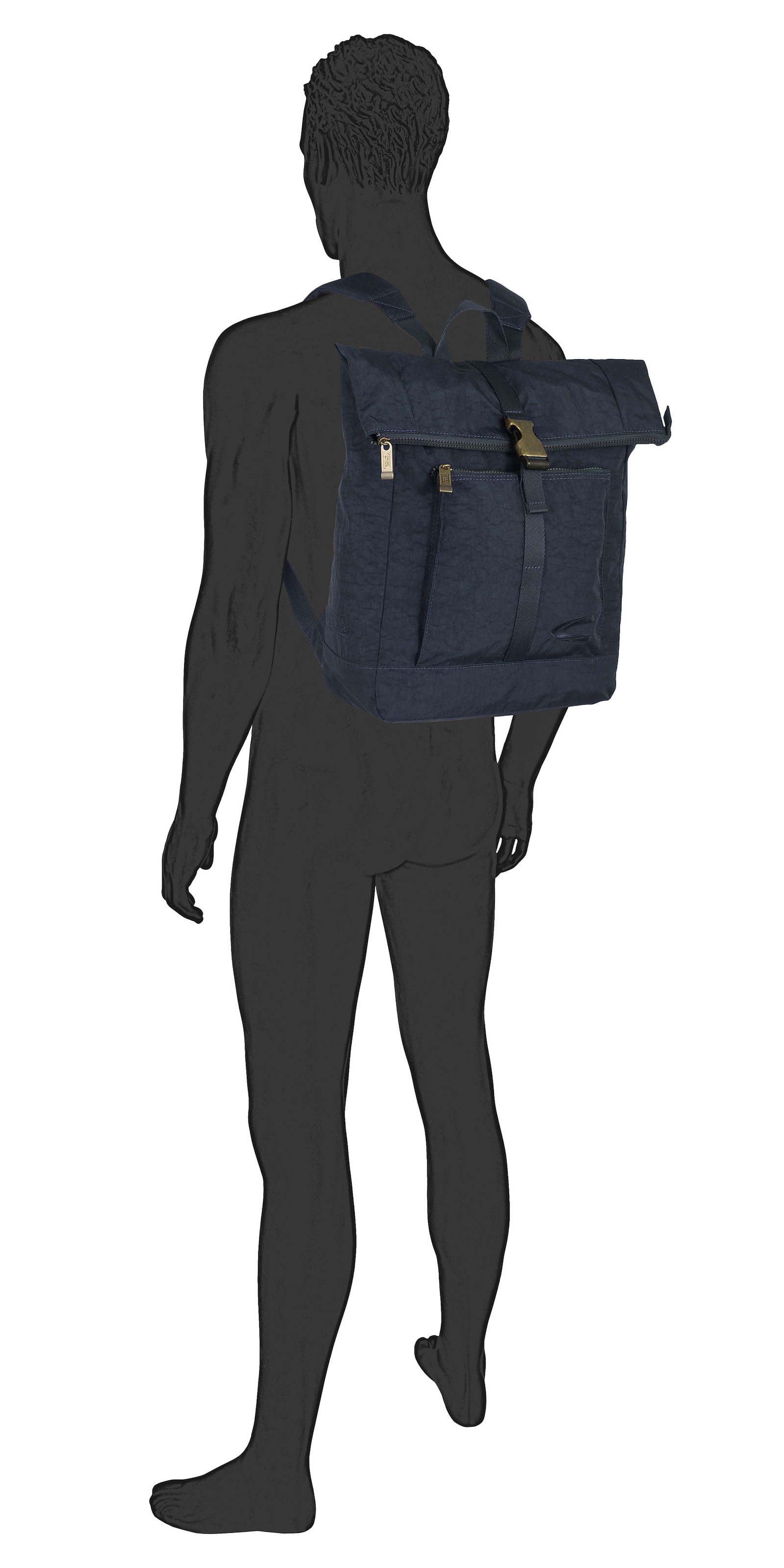 camel active Rucksack »Journey« aus leichtem robusten Nylon, funktional perfekt für alle Lebenslagen