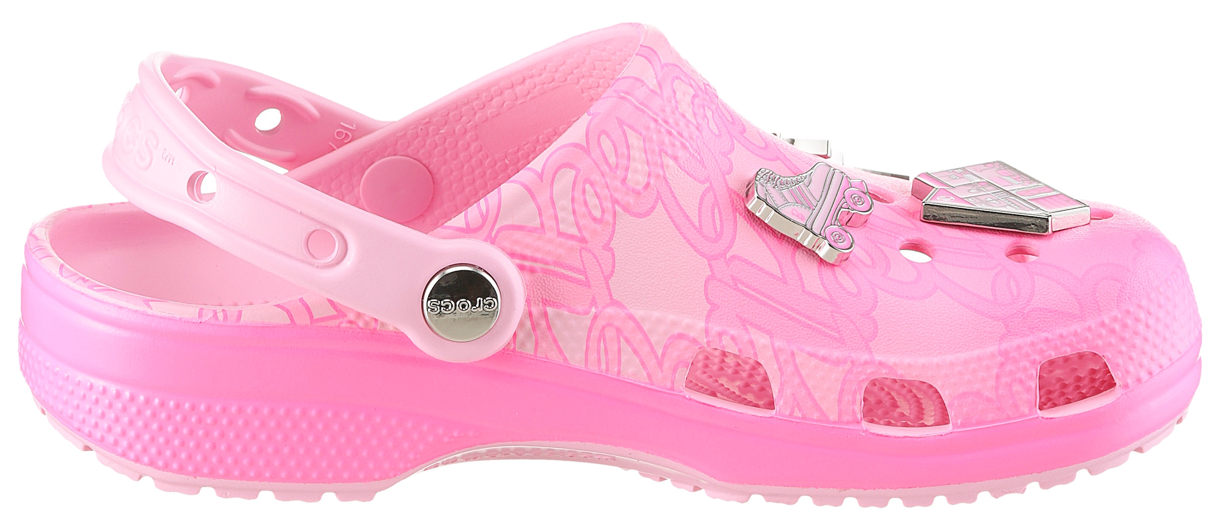 Crocs Clog »Mattel Pink Barbie«, mit Barbie Applikationen