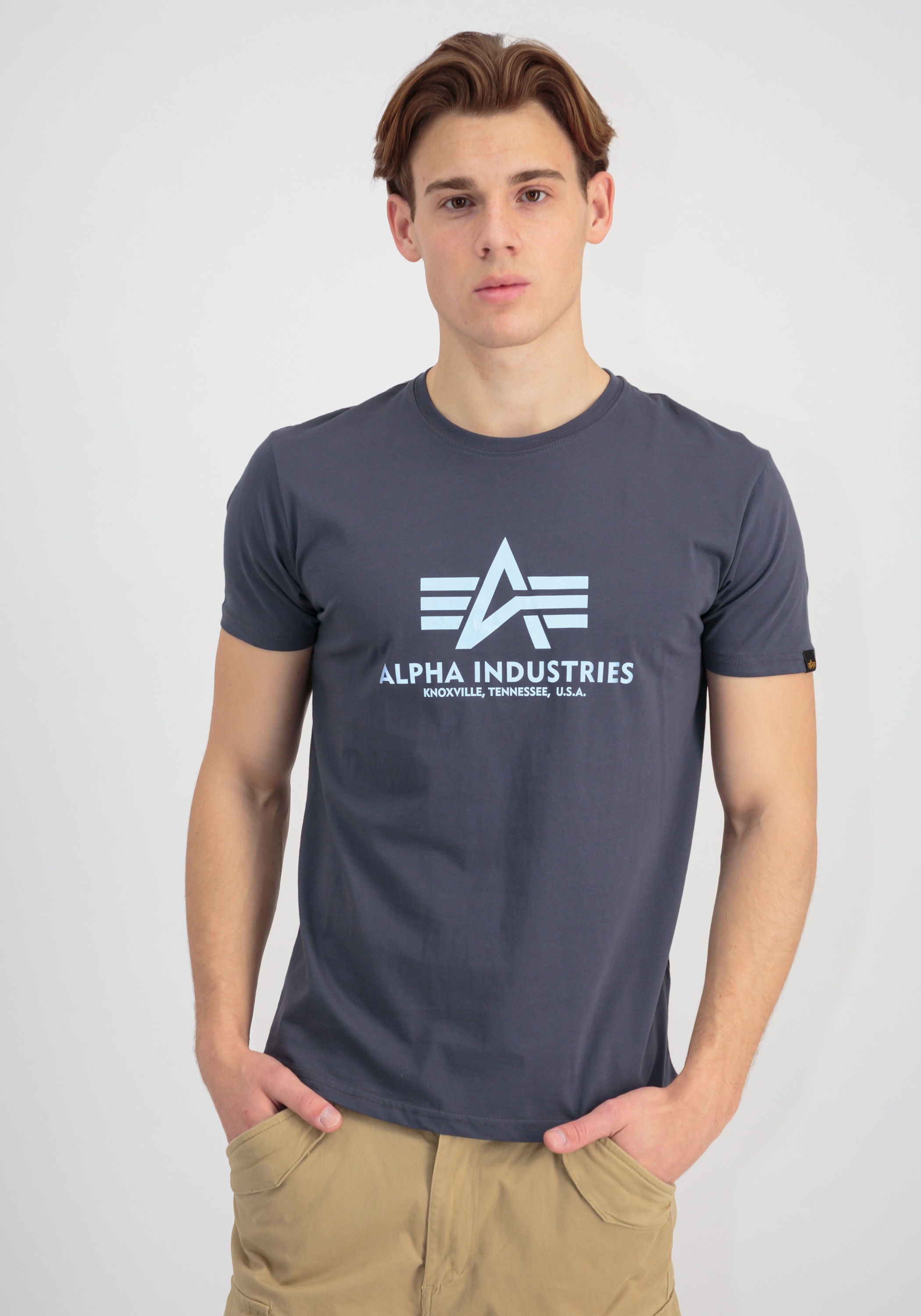 Alpha Industries T-Shirt »Basic T-Shirt Refl. Print«