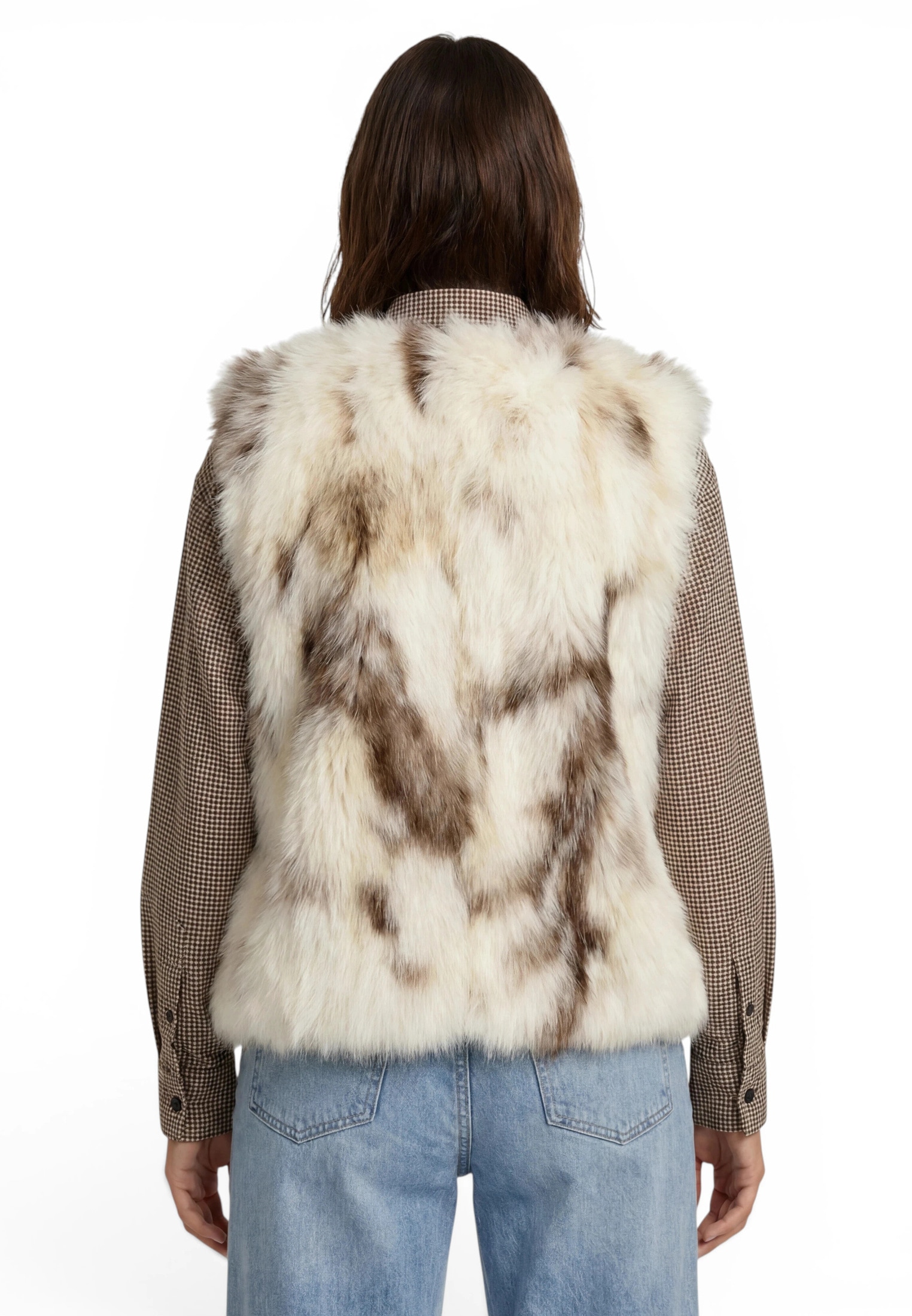 Zero Fellimitatweste »Kunstfell-Weste mit Animalprint«