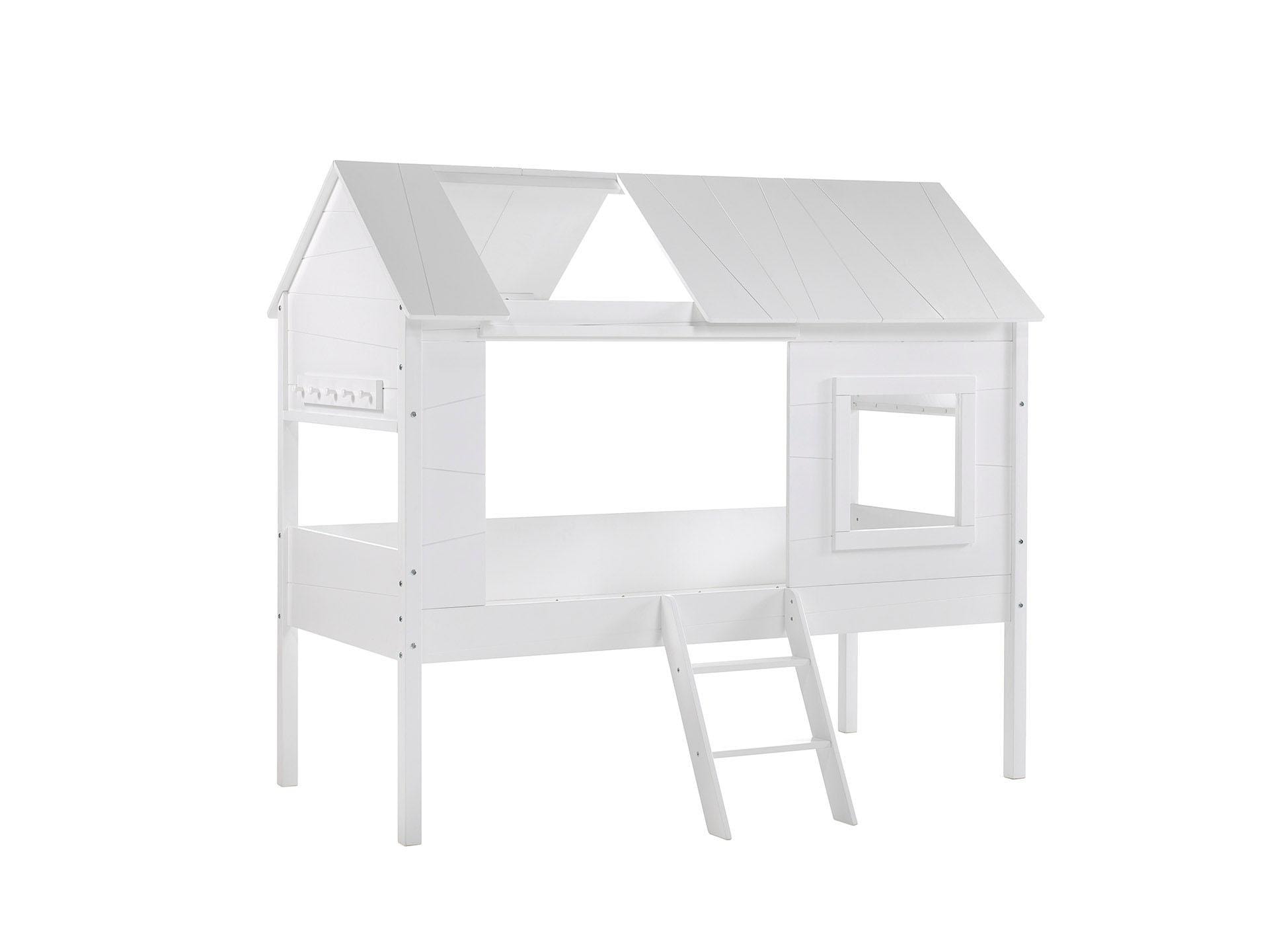 Vipack Hochbett »Charlotte«, (Made in Europe), wahlweise mit Textil-Set