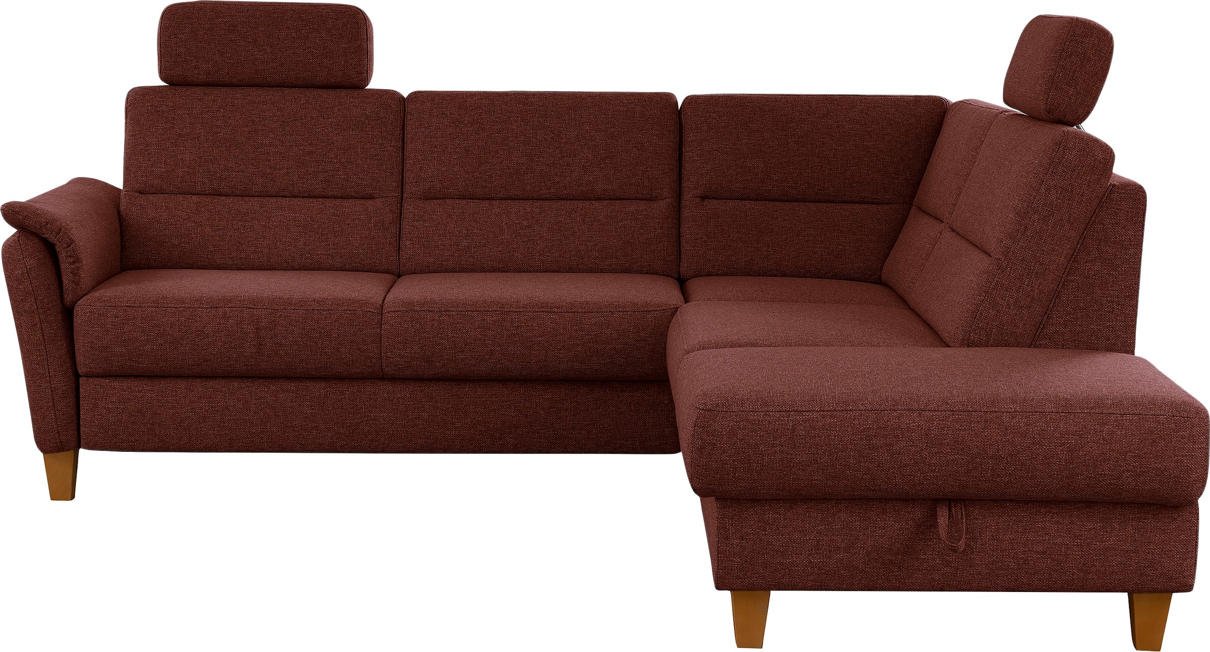 Home affaire Ecksofa »Palmera L-Form, B: 236 cm«, optional Bettfunktion & Bettkasten, Federkern
