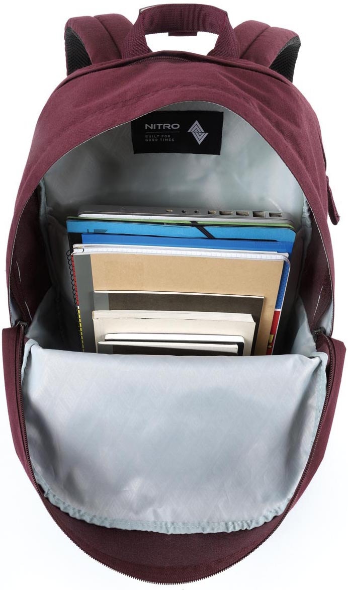 NITRO Freizeitrucksack »Urban plus«, Daypack, Streetpack im Retro-Look, Alltagsrucksack, Schulrucksack