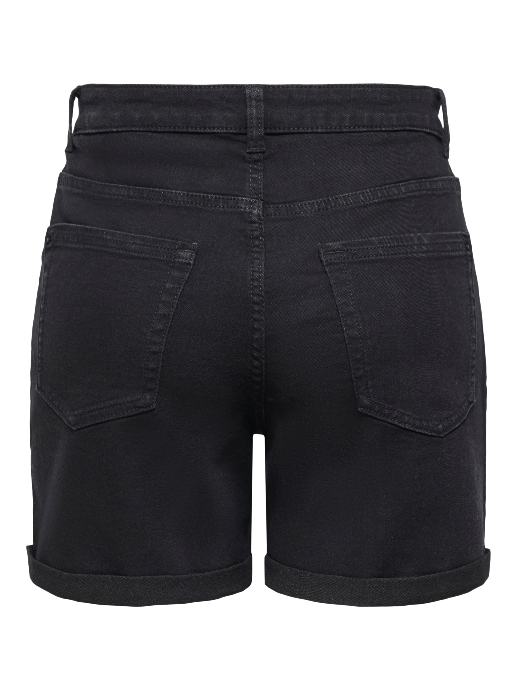 ONLY Jeansshorts »ONLLAURA HW FOLD UP SHORT BOX DNM« Baumwoll-Denim mit Stretch, regular fit, high waist
