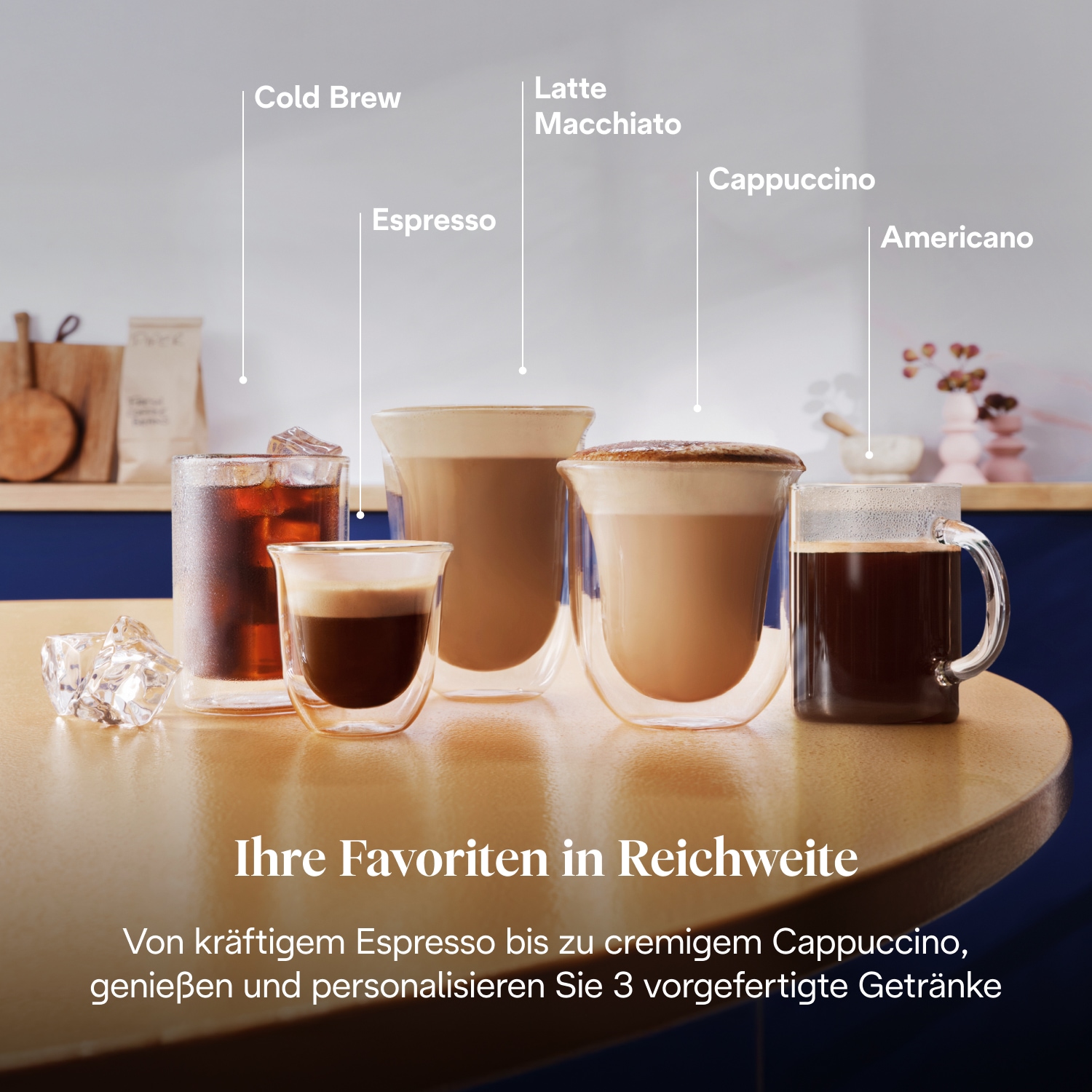 De'Longhi Espressomaschine »LA SPECIALISTA ARTE EVO COLD BREW 8004399027190« 15 Mahlgrade, 3 Temperatureinstellungen & Cold Brew inkl. Barista Kit