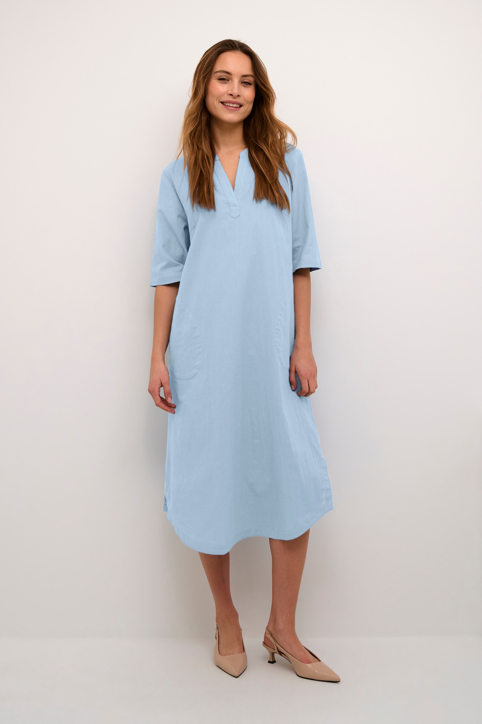 KAFFE Midikleid »Kleid BPkia«