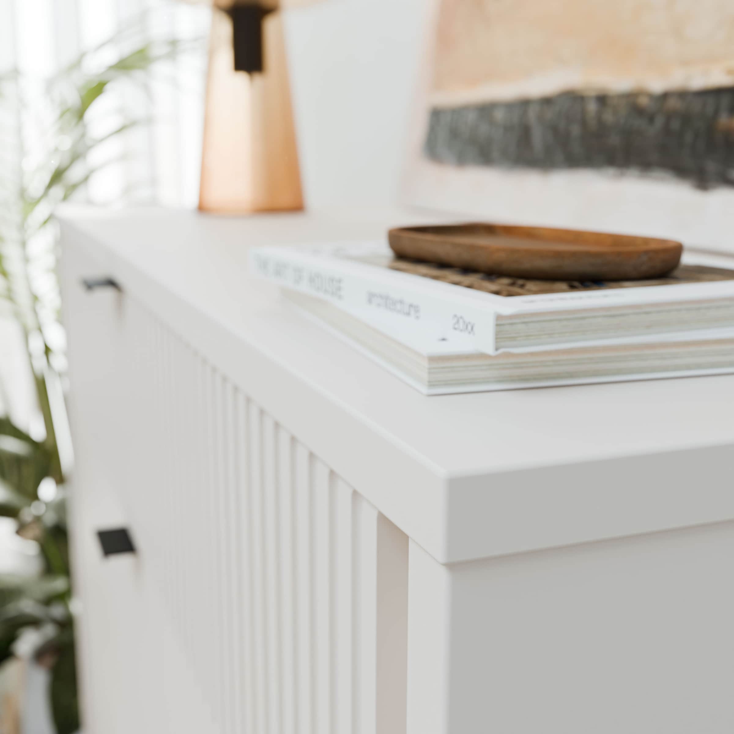 FORTE Nachtkommode »Forte Seravel Nako, Elegantes Nako, Schubkästen mit Vollauszug« B/H/T 54,4/48,8/41,5 cm, Metallfüße schwarz