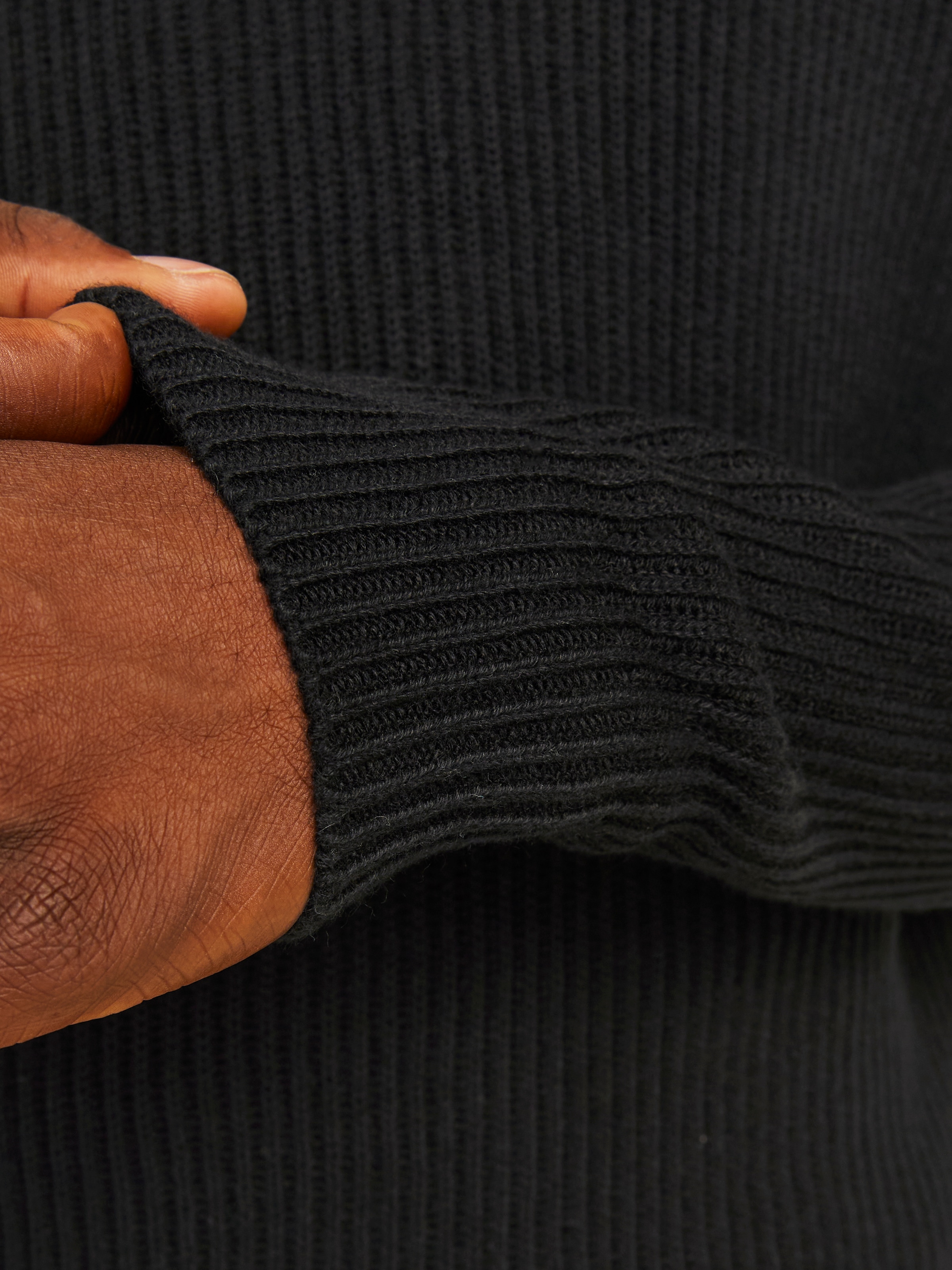 Jack & Jones Rundhalspullover »JJPANNEL KNIT CREW NECK AW24«