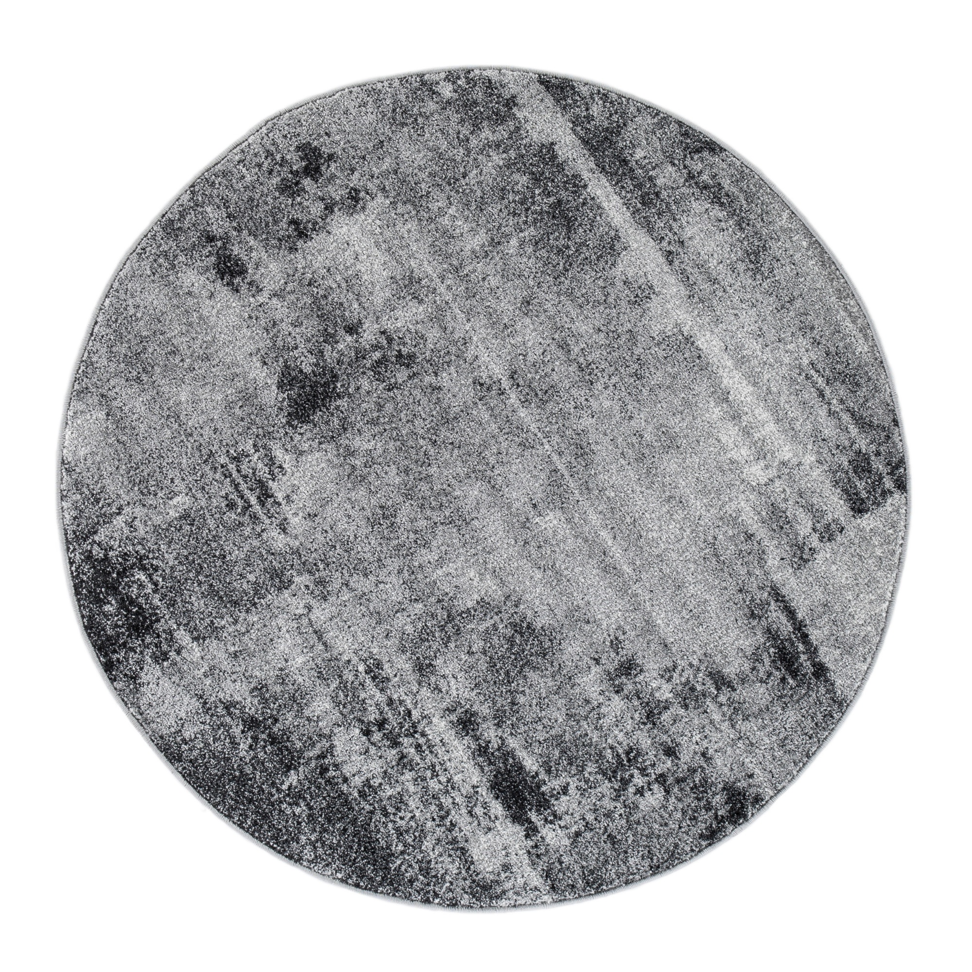Andiamo Teppich »Luna«, rund, 7 mm Höhe, Kurzflor, modernes Design, meliert, Wohnzimmer, Schlafzimmer