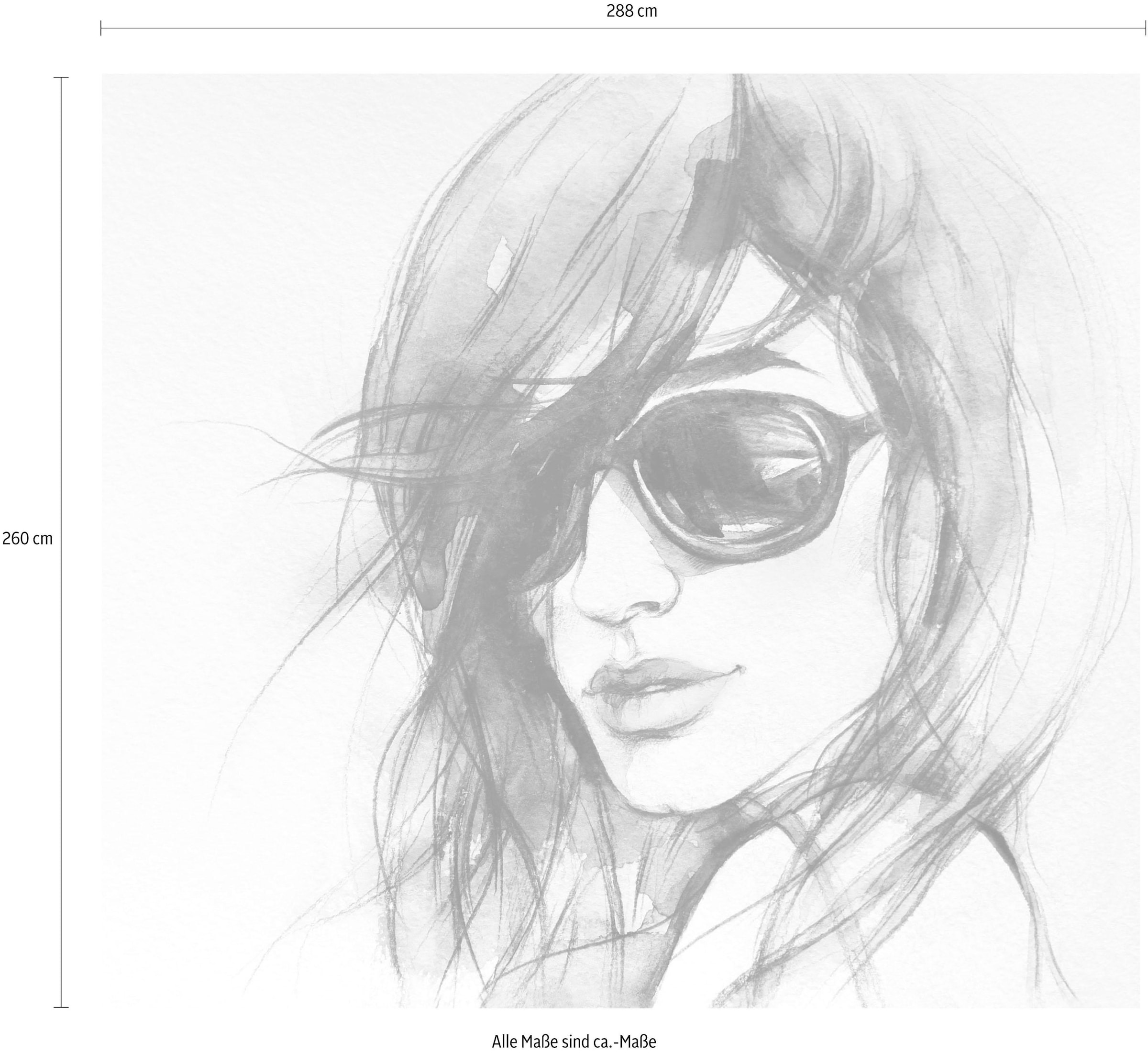 Wall-Art Vliestapete »I wear sunglasses« online my bestellen bei OTTO