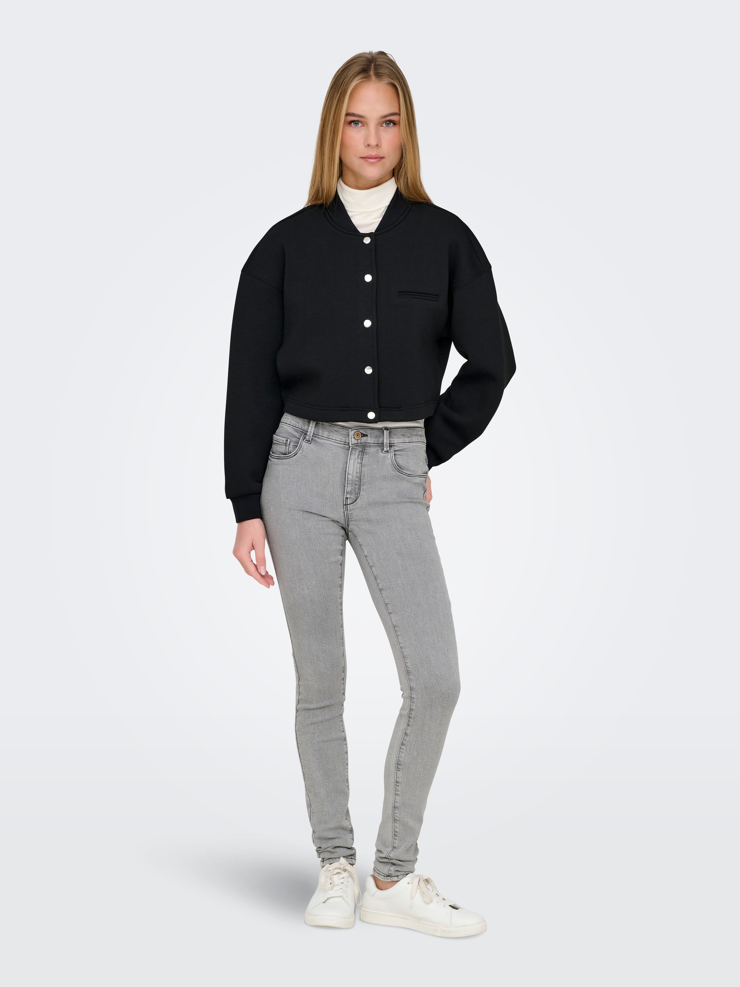ONLY Skinny-fit-Jeans »ONLRAIN LIFE REG SKINNY DNM« mit Gürtelschlaufen