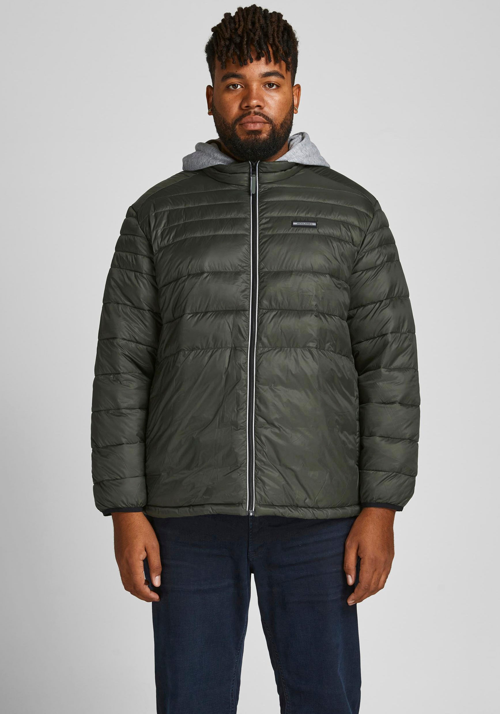 Jack & Jones PlusSize Steppjacke »ACE PUFFER COLLAR«, Bis Größe 6XL