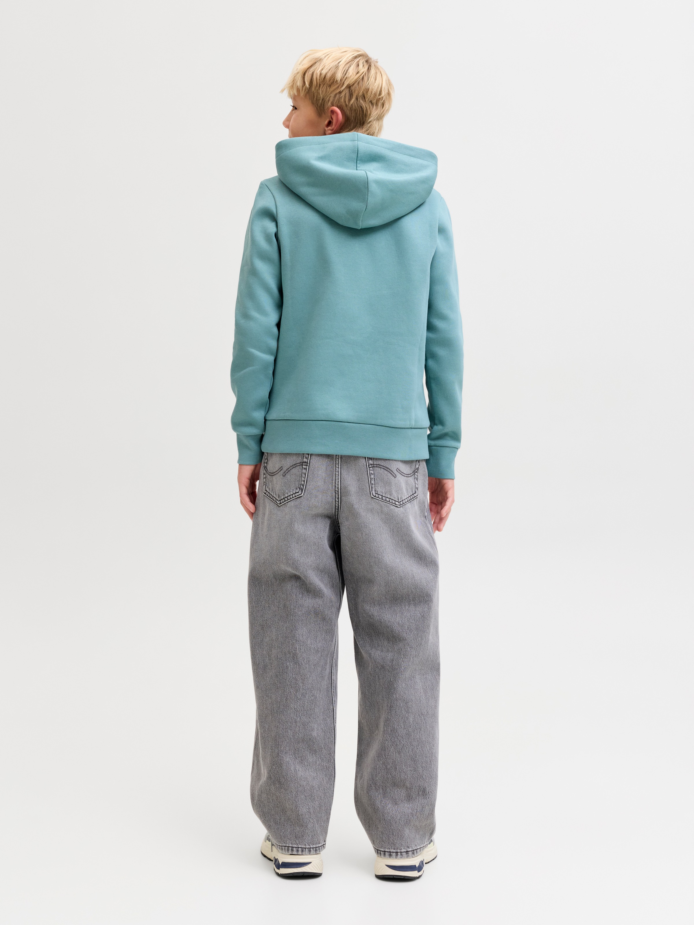 Jack & Jones Junior Kapuzensweatshirt »JJELOGO SWEAT HOOD 2 COL AW25 NOOS JNR«

