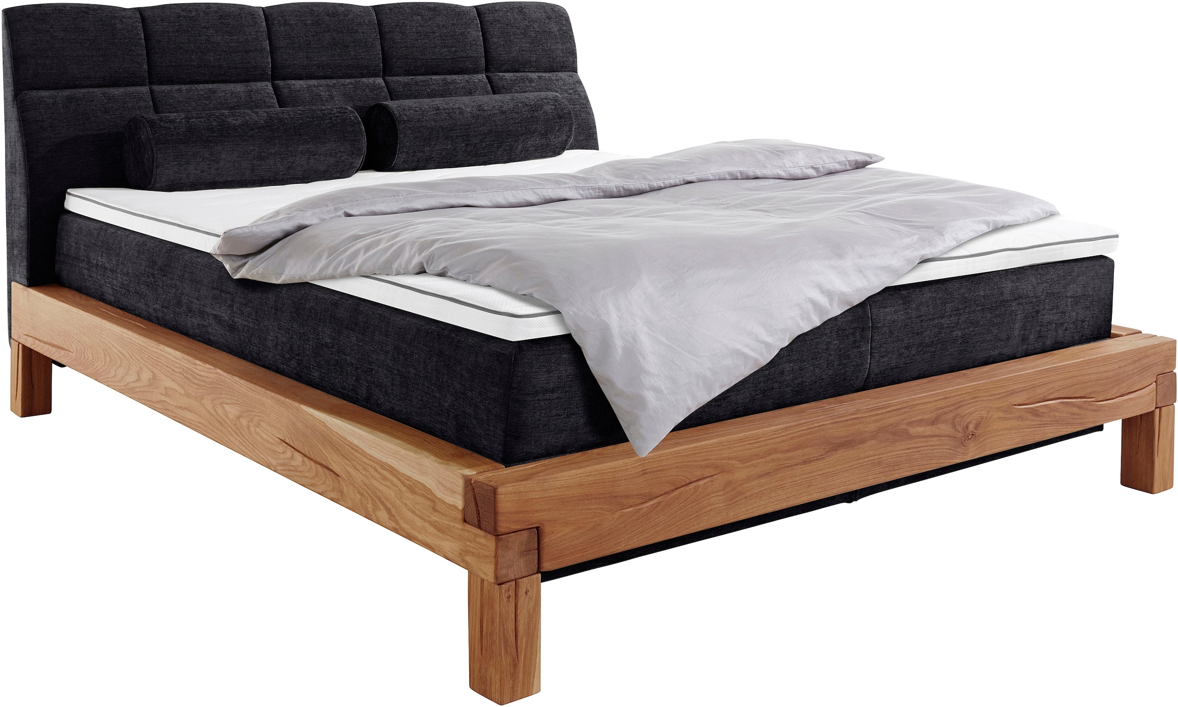 Home affaire »Villads« Liegefläche: 180/200 cm, Inside-Boxspring-Unterbau, recycelte Stoffe