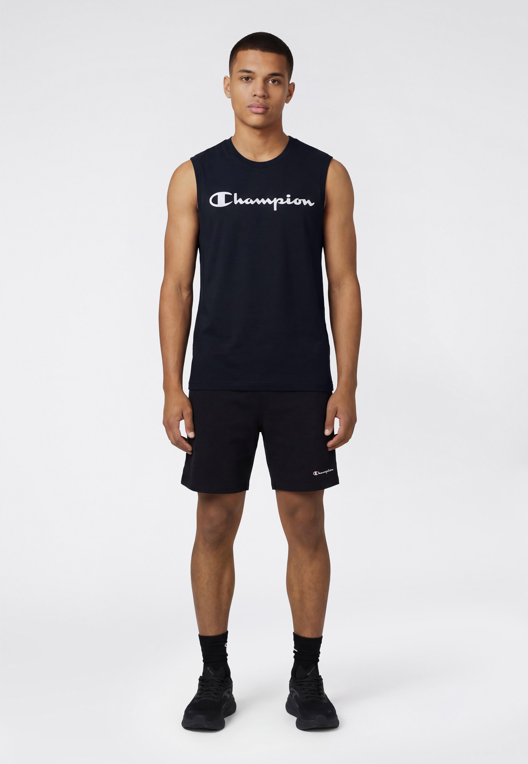 Champion Tanktop »BASICS Sleeveless T-Shirt Large Logo« 1 tlg. sportliche Schnittform, sportlicher Stil, mit Rundhalsausschnitt