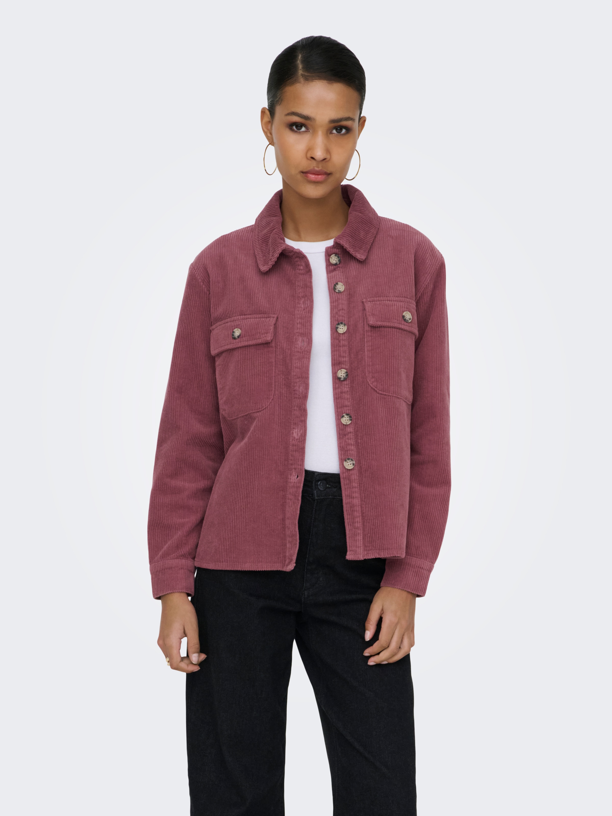 ONLY Cordjacke »ONLAMAZING L/S CORD SHACKET PNT«