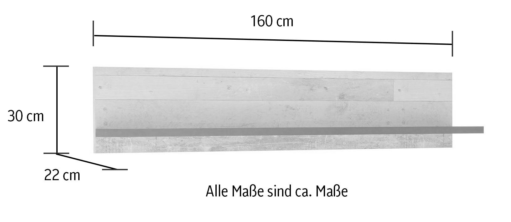 Home affaire Küche »Sherwood«, Breite 280 cm, ohne E-Geräte