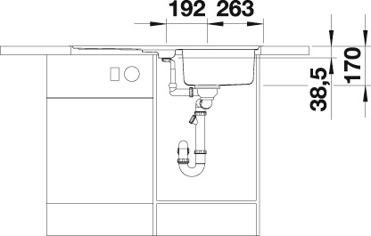 Blanco Küchenspüle »CLASSIC Pro 5 S-IF«, inklusive 1 Edelstahleinsatz