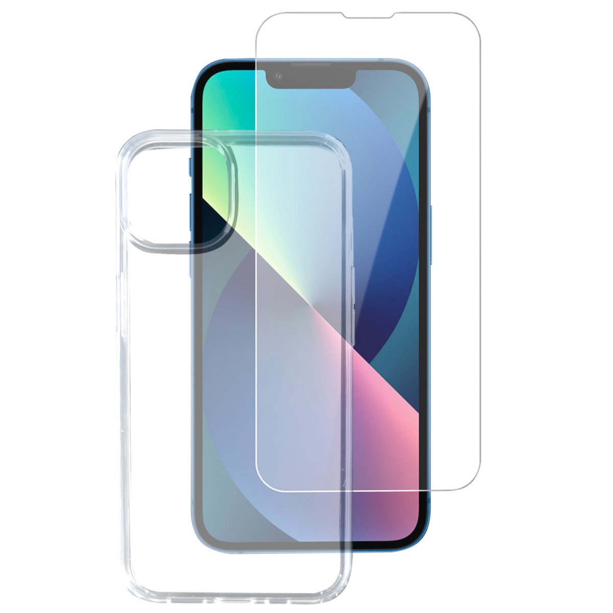 4smarts Smartphone-Hülle »4Smarts 360° Protection Set für Apple 13 mini«