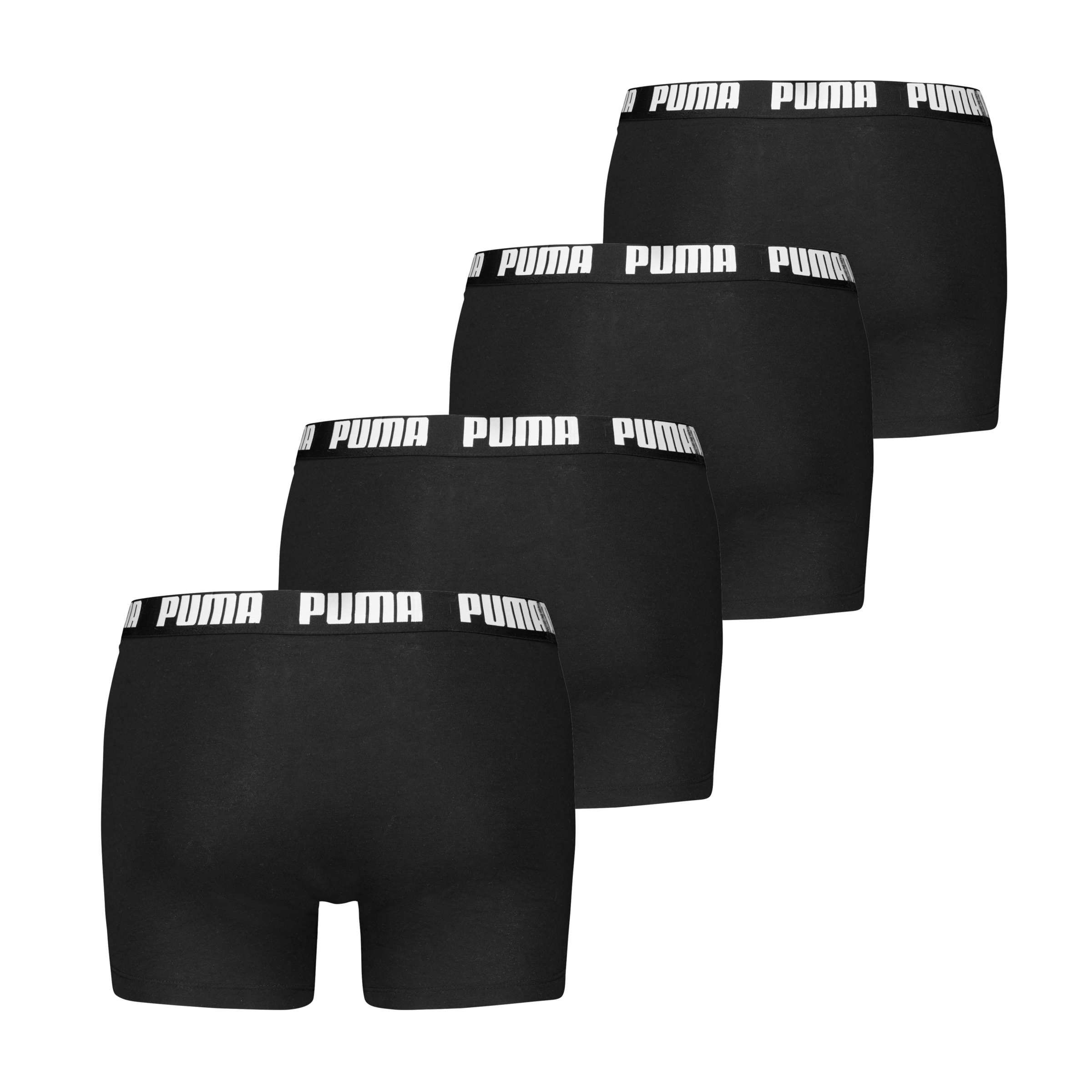PUMA Boxershorts »PUMA MEN EVERYDAY BOXER 4P ECOM« Packung, 4er Pack,  mit breitem Logo-Webbund