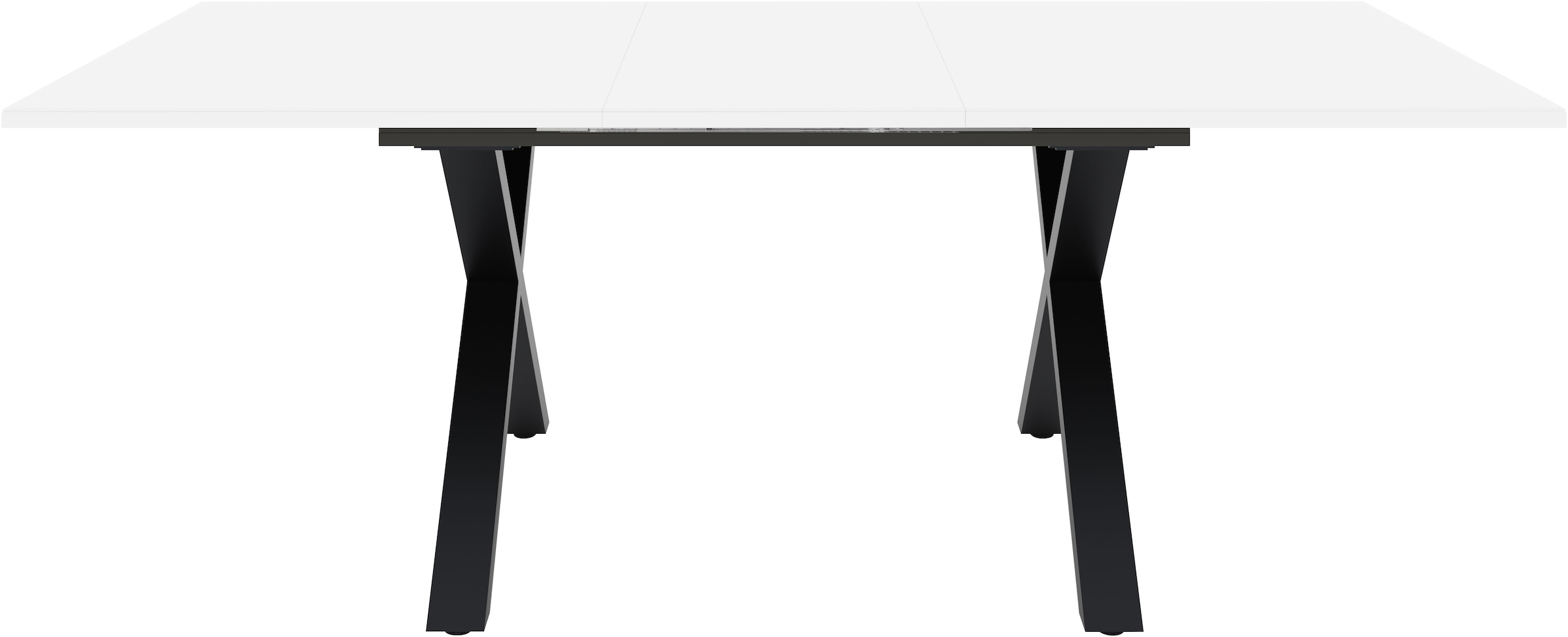 Mäusbacher Esstisch Esstisch ausziehbar auf 210 cm, eckige Tischform, Gestell X-Form