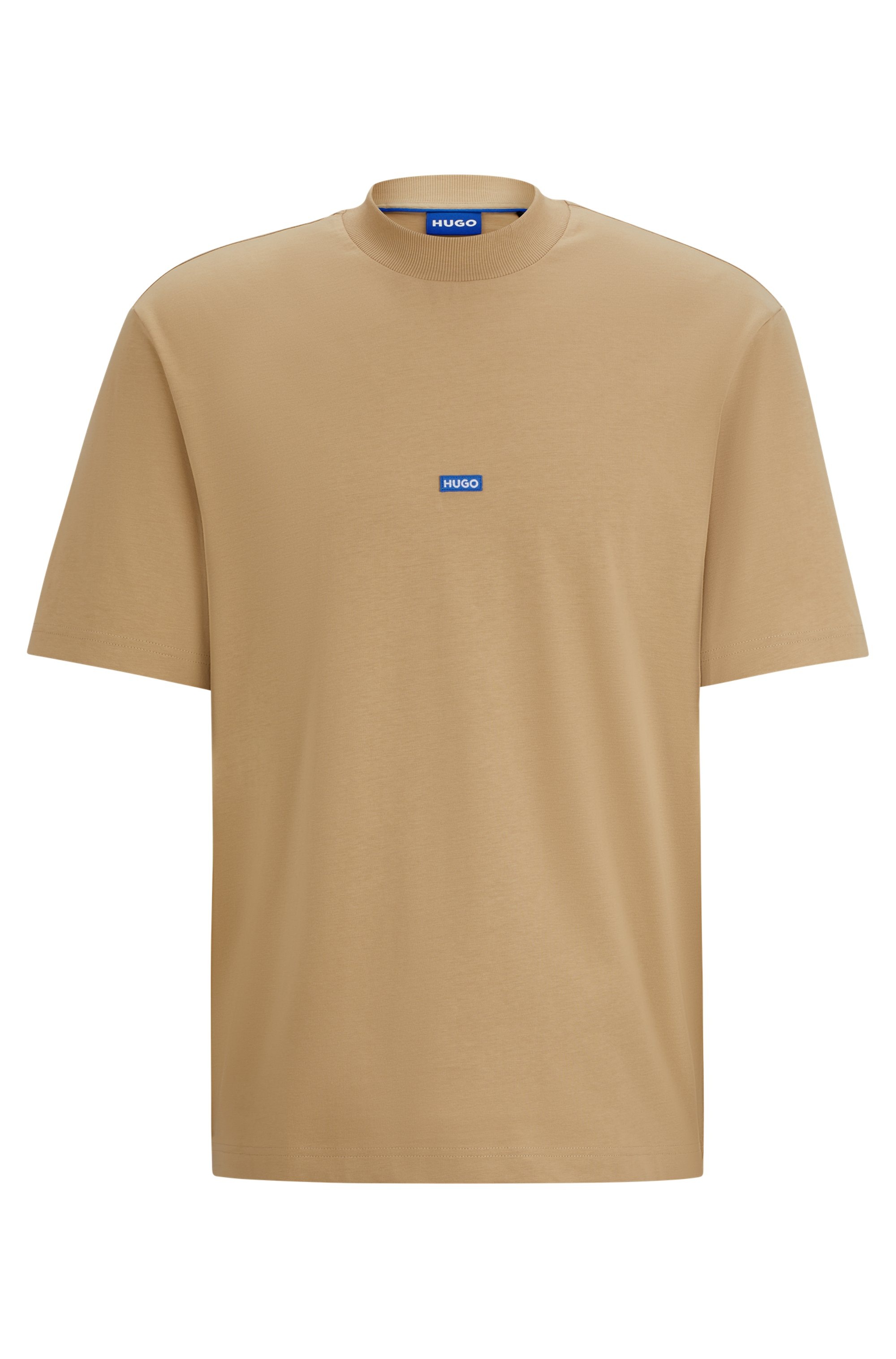 HUGO Blue T-Shirt »Nieros«, mit Logo-Patch