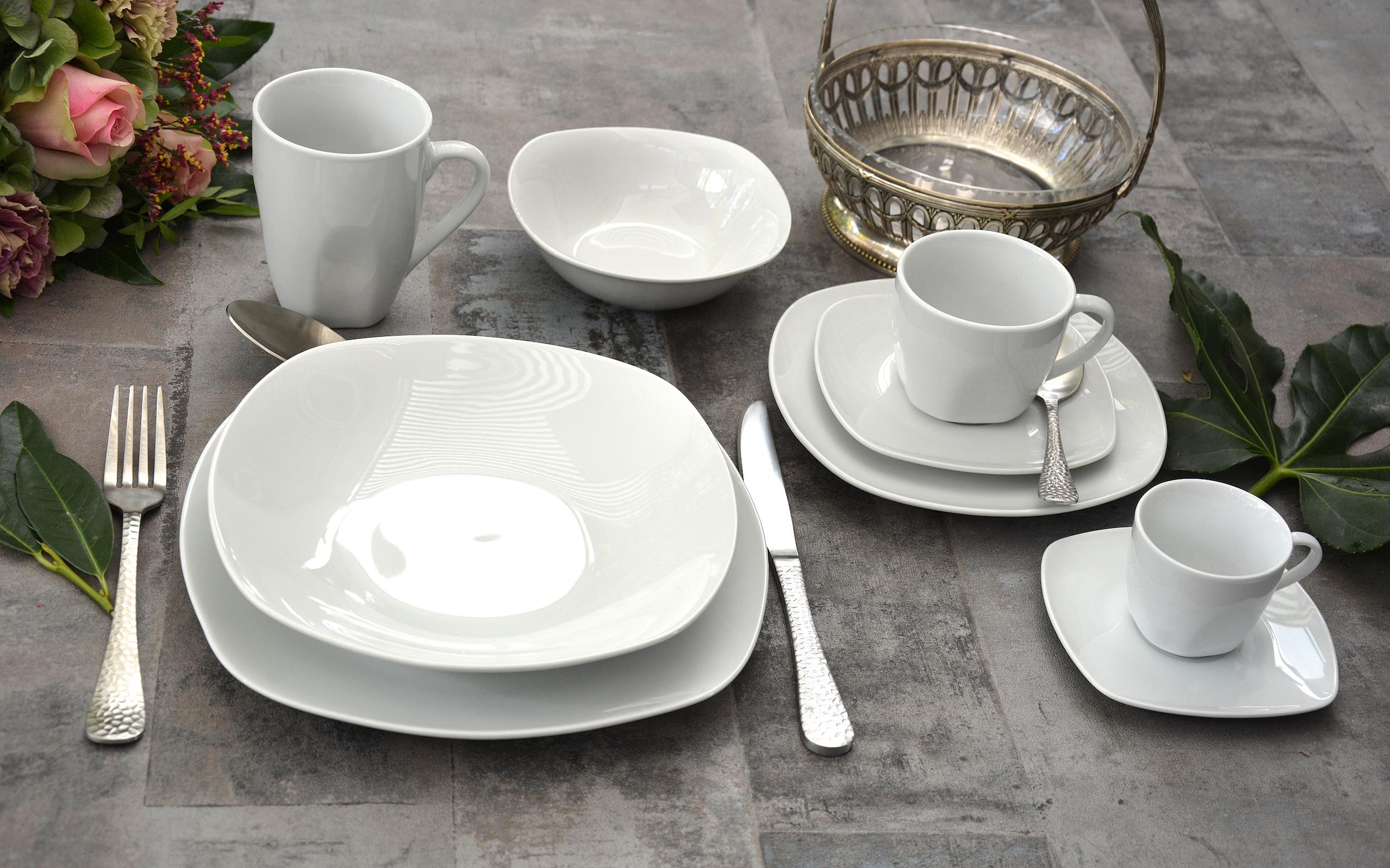 Retsch Arzberg Kombiservice »Geschirr-Set, Service« 62 Teile, für 6 Personen