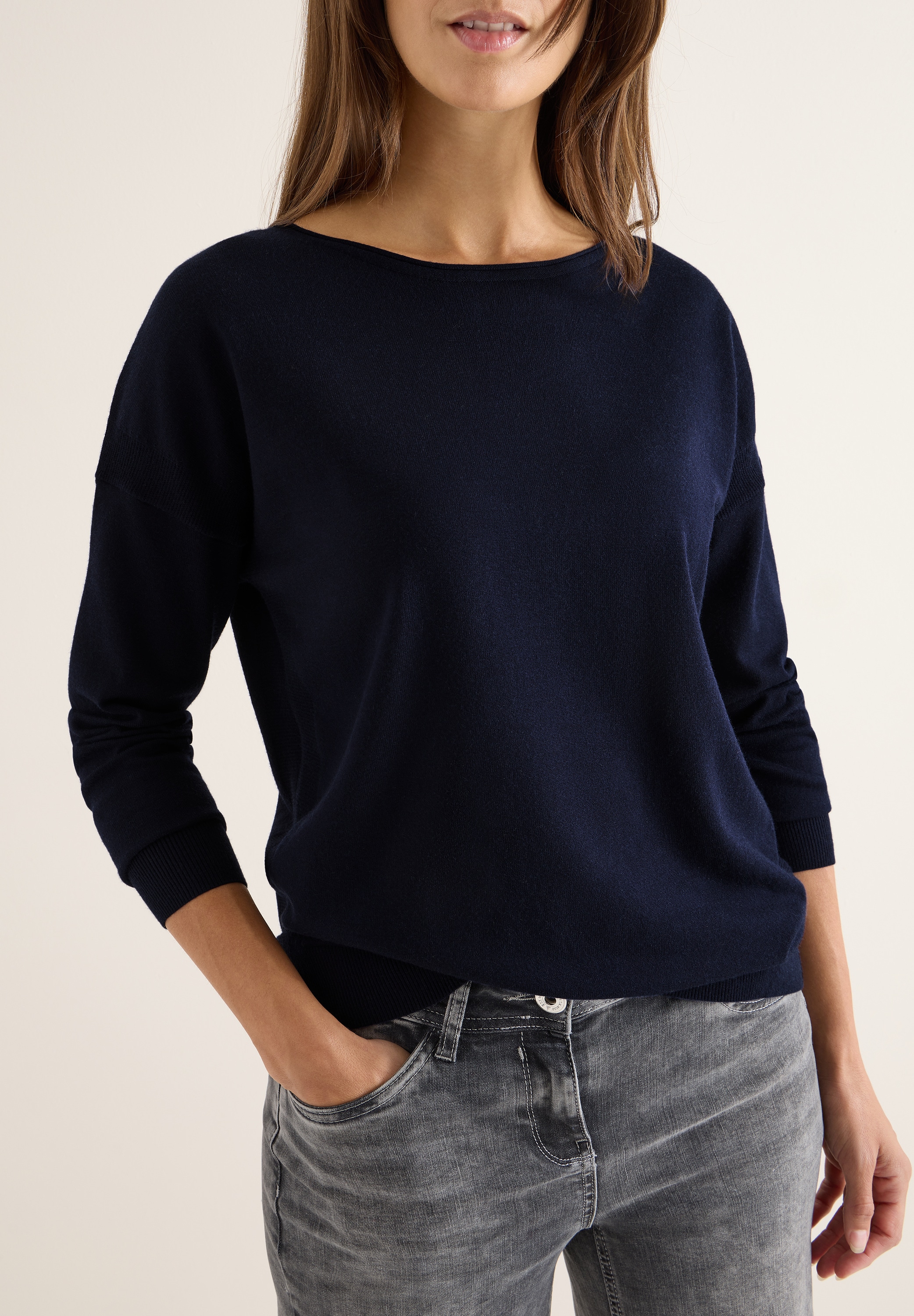 Cecil Strickpullover mit Strukturdetail
