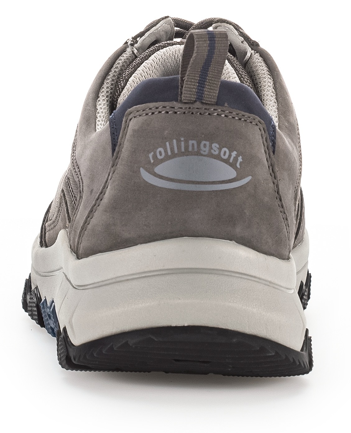 Gabor Rollingsoft Keilsneaker, Freizeitschuh, Halbschuh, Schnürer mit Kontrastnähten, G-Weite