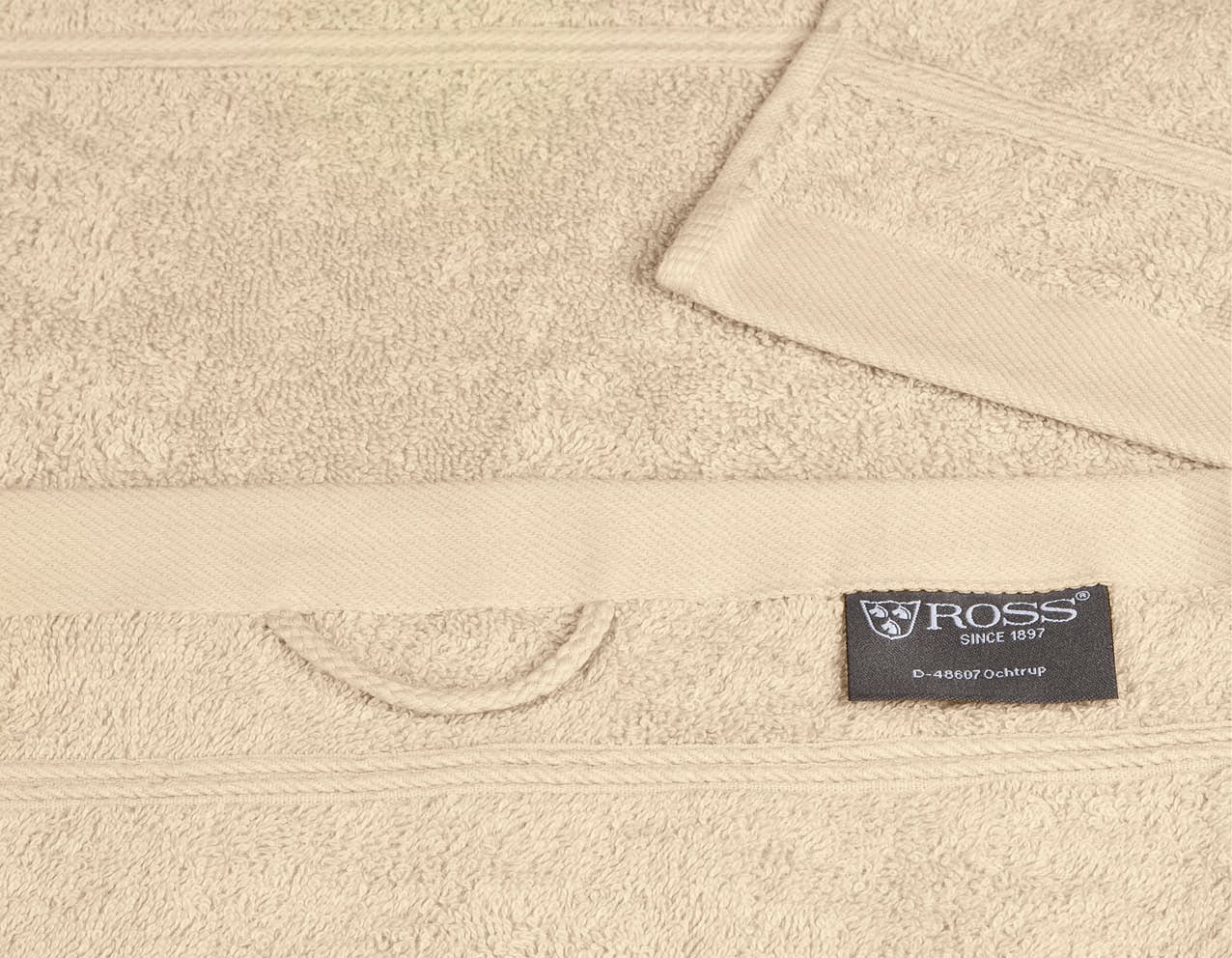 ROSS Badetuch »Rubin«, (Packung, 1 St.), 100% Baumwolle
