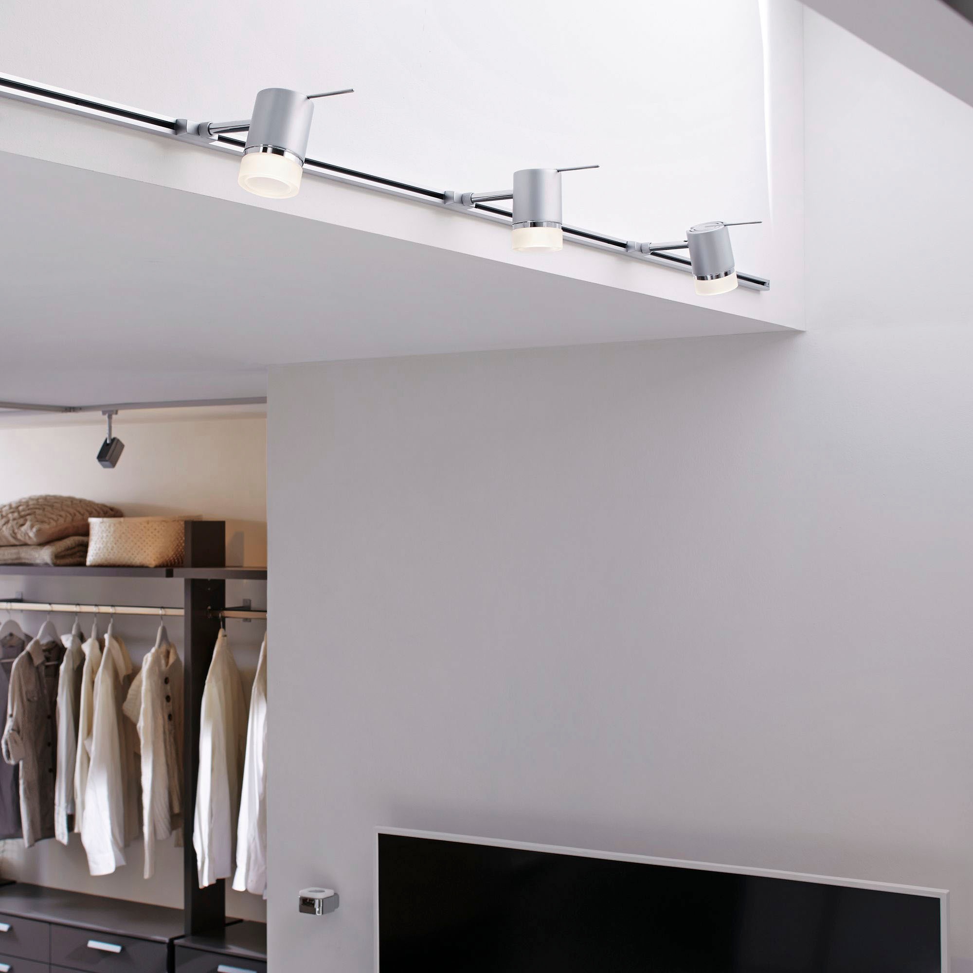 Paulmann Schienensystem-Leuchten »URail Schienenspot Pipe Einzelspot GU10 max. 10W 230V«, dimmbar, GU 10