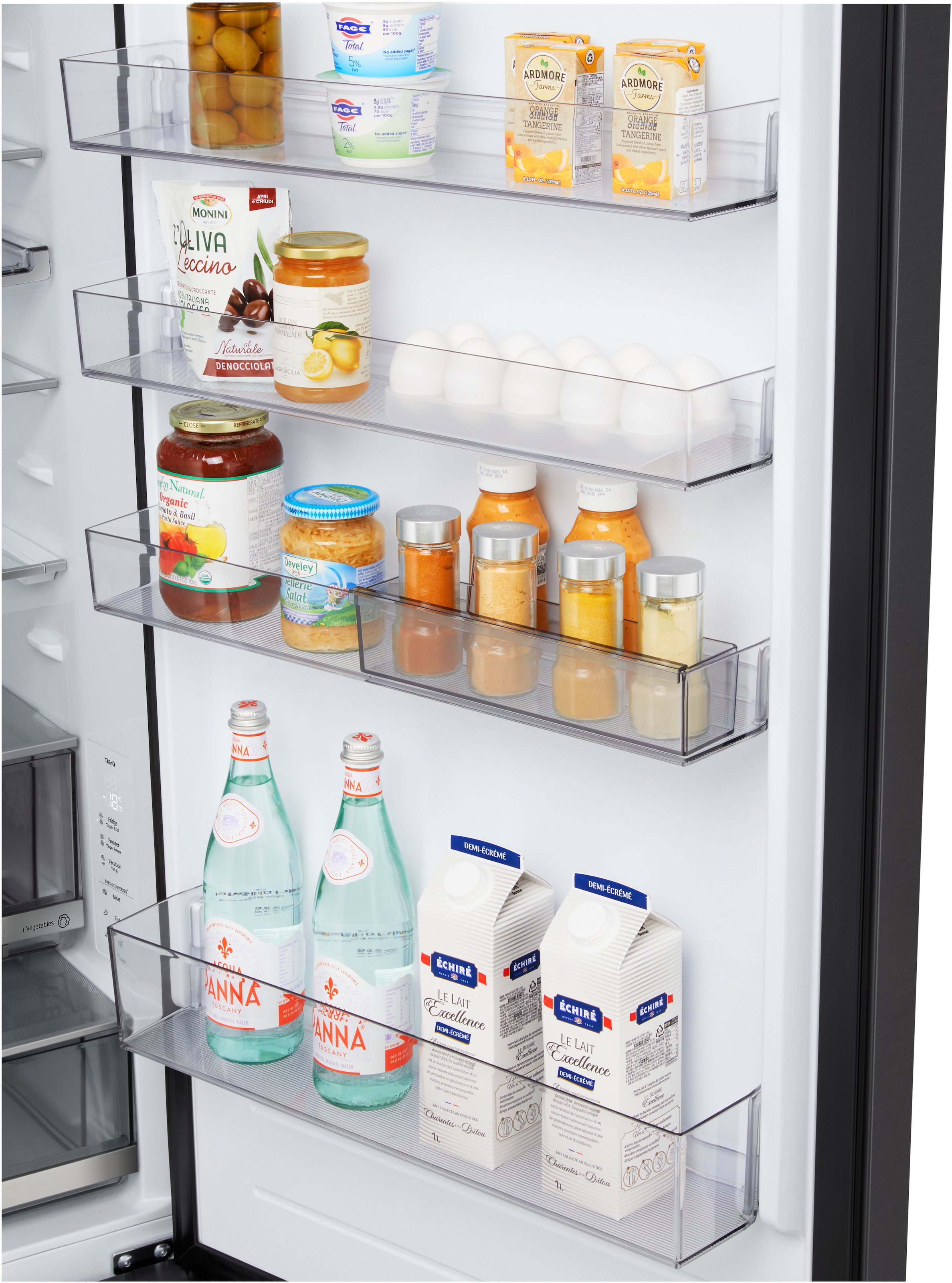 LG Kühl-/Gefrierkombination Serie 7 »GBBW726AEV« 186 cm hoch 69,7 cm breit Vollintegrierbarer Kühlschrank dank frontaler Luftzufuhr und Abluft