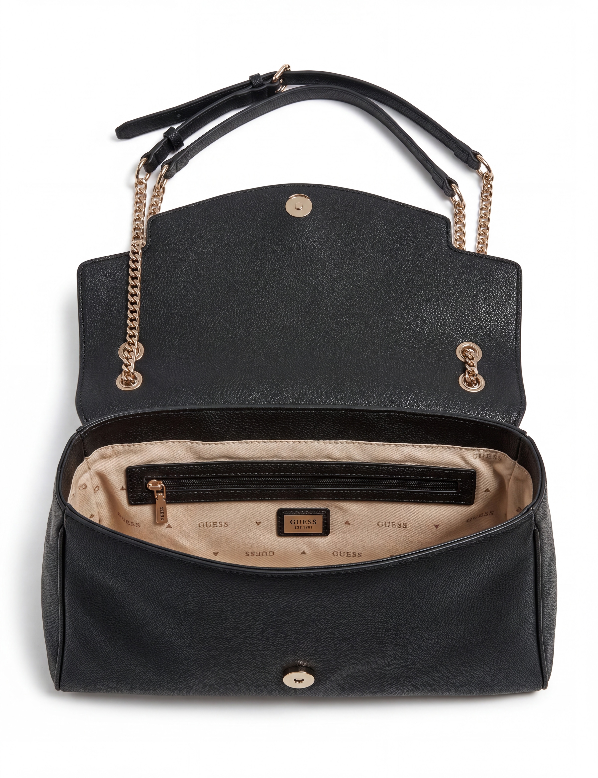 Guess Umhängetasche »ANTONIA CNVRTBL XBODY FLAP« Schultertasche, Handtasche mit praktischem Reißverschluss-Rückfach