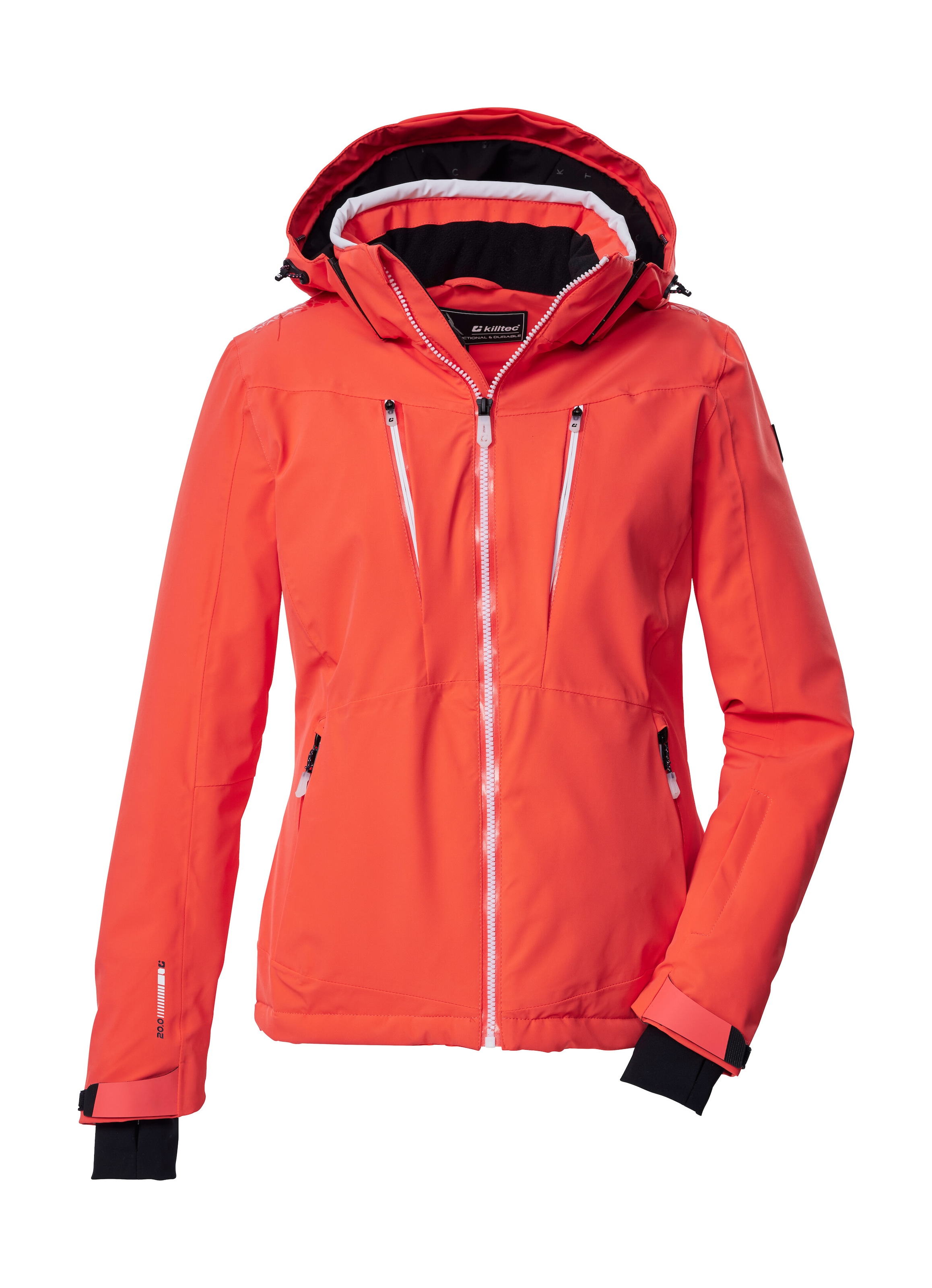 Killtec Skijacke »KSW 42 WMN SKI JCKT« Wasserdicht, atmungsaktiv, 4-Wege-Stretch, viele Taschen, recycelt